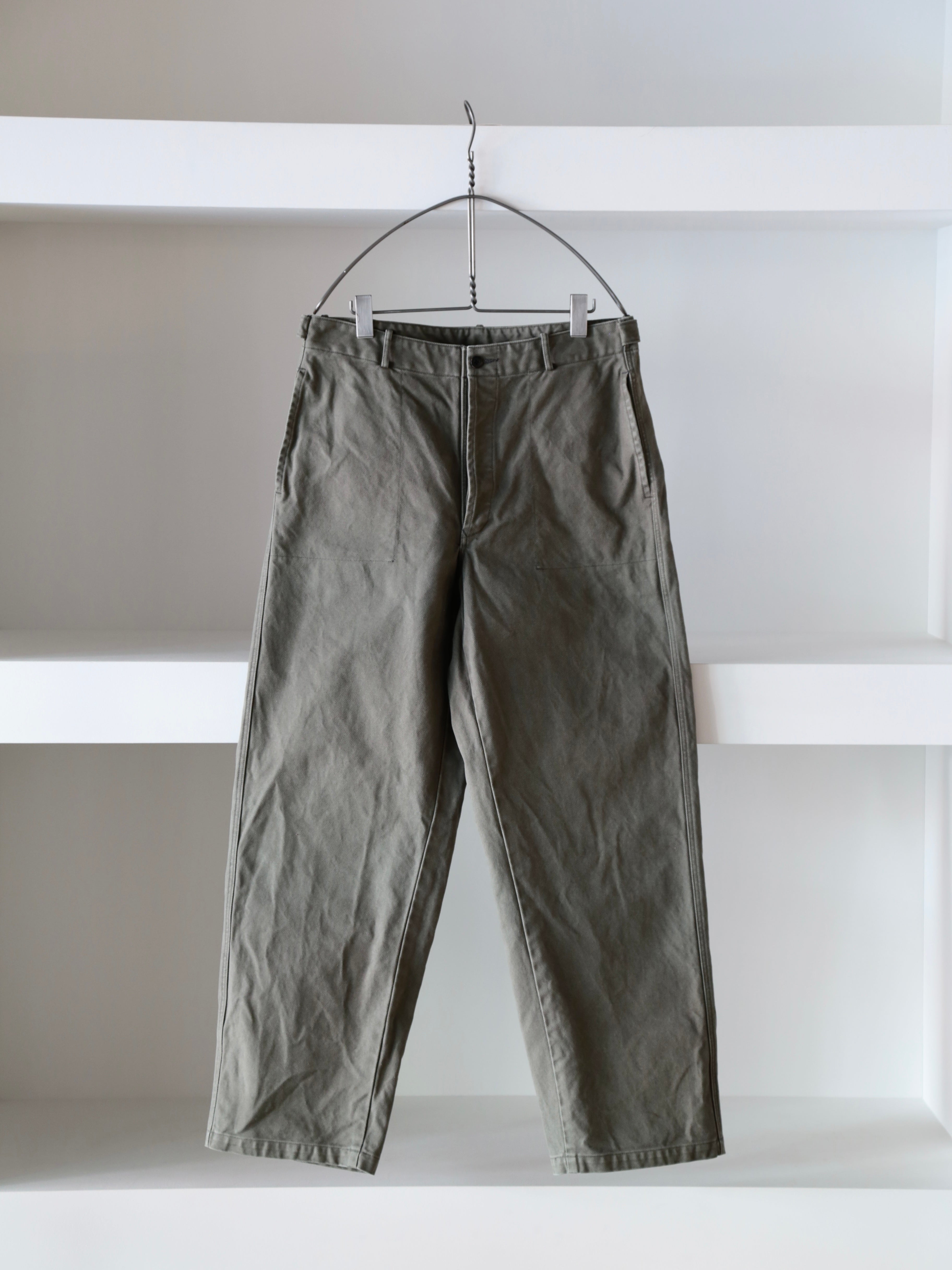 HEUGN】COTTON over dye Nate pants – End on End.
