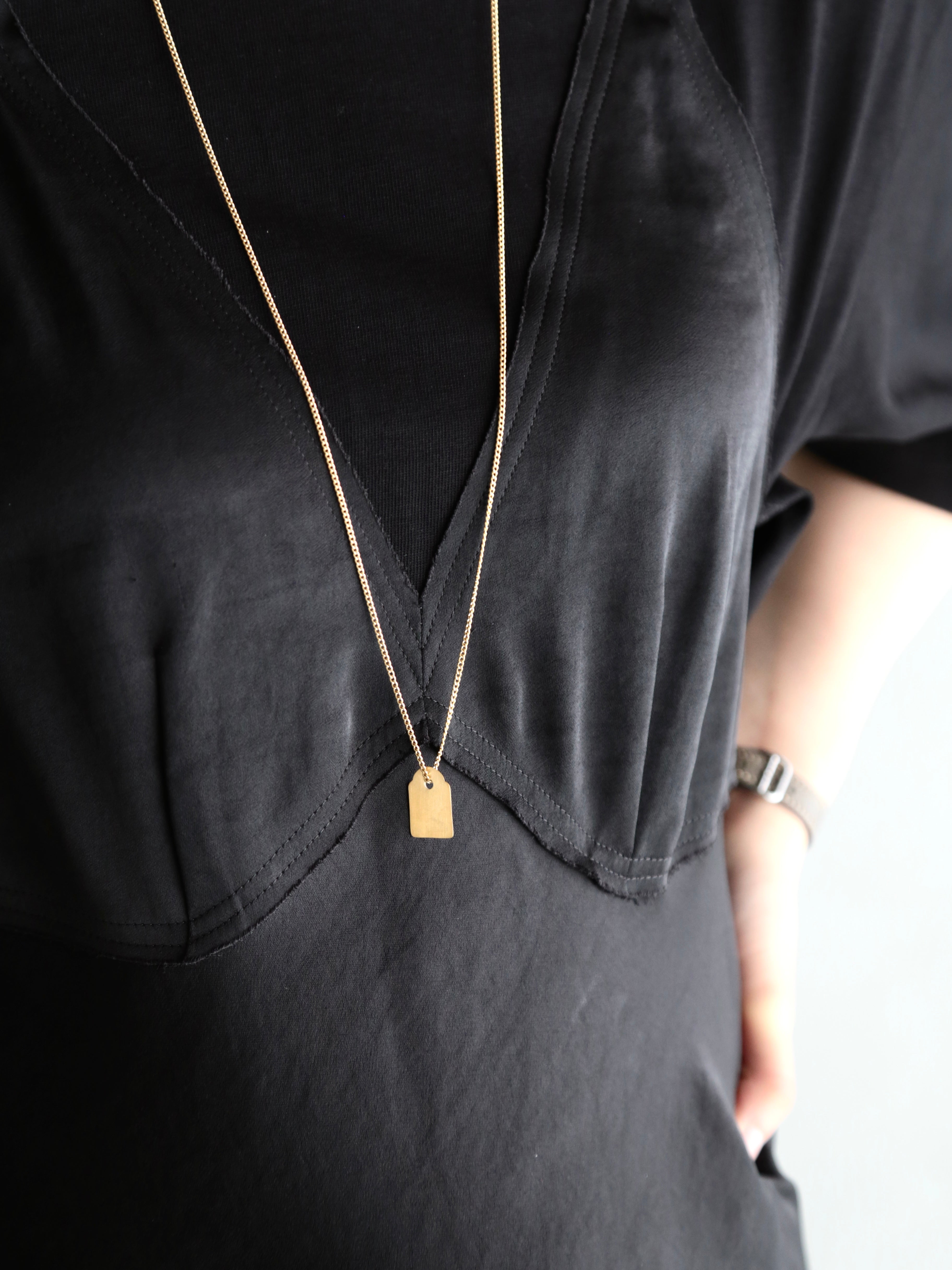 アクセサリー godu AXEP】TAG necklace-Brass – End on End.