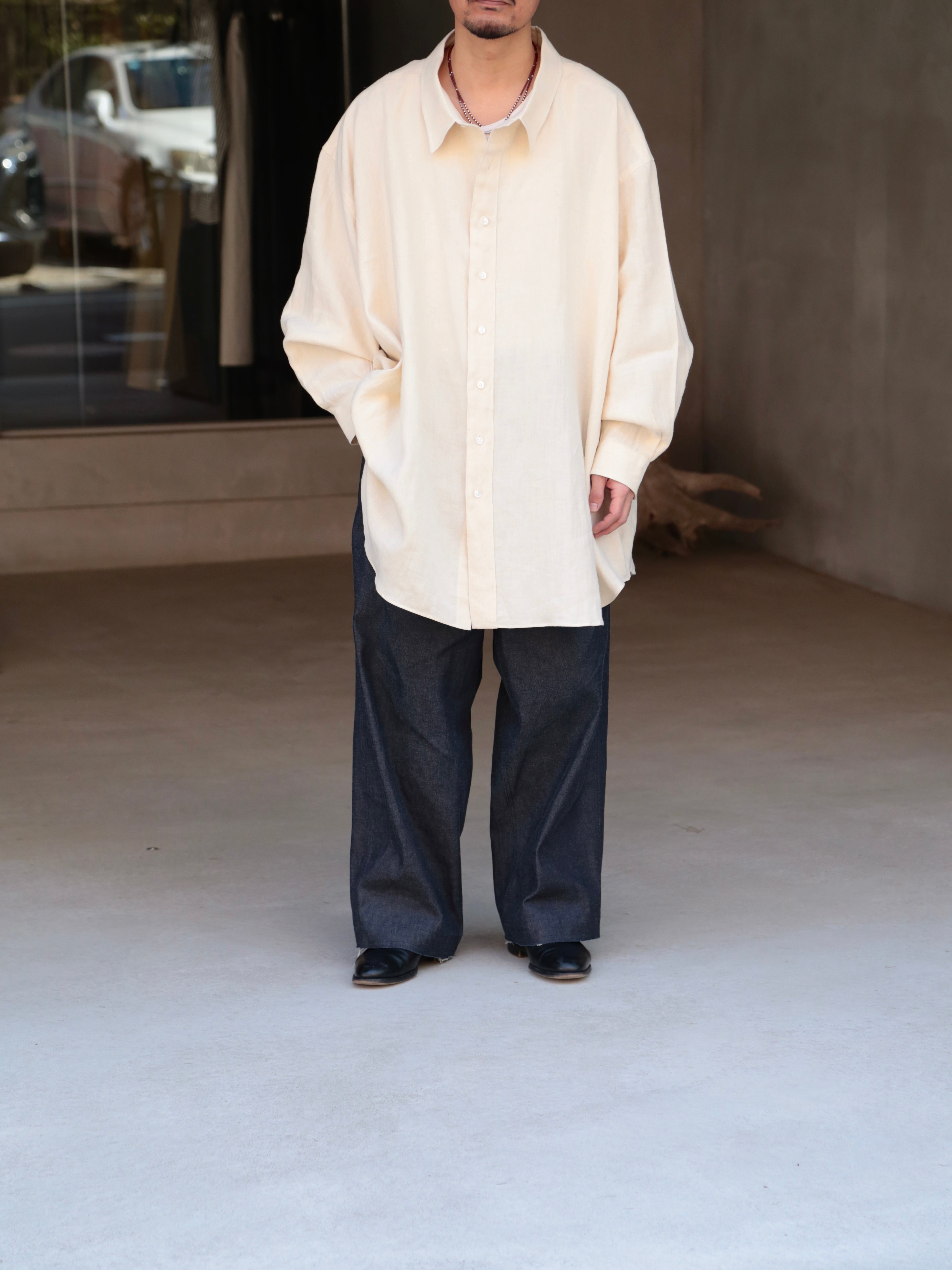 CLASS】CCGS01UNI D HEMP PLAIN WEAVE – End on End.