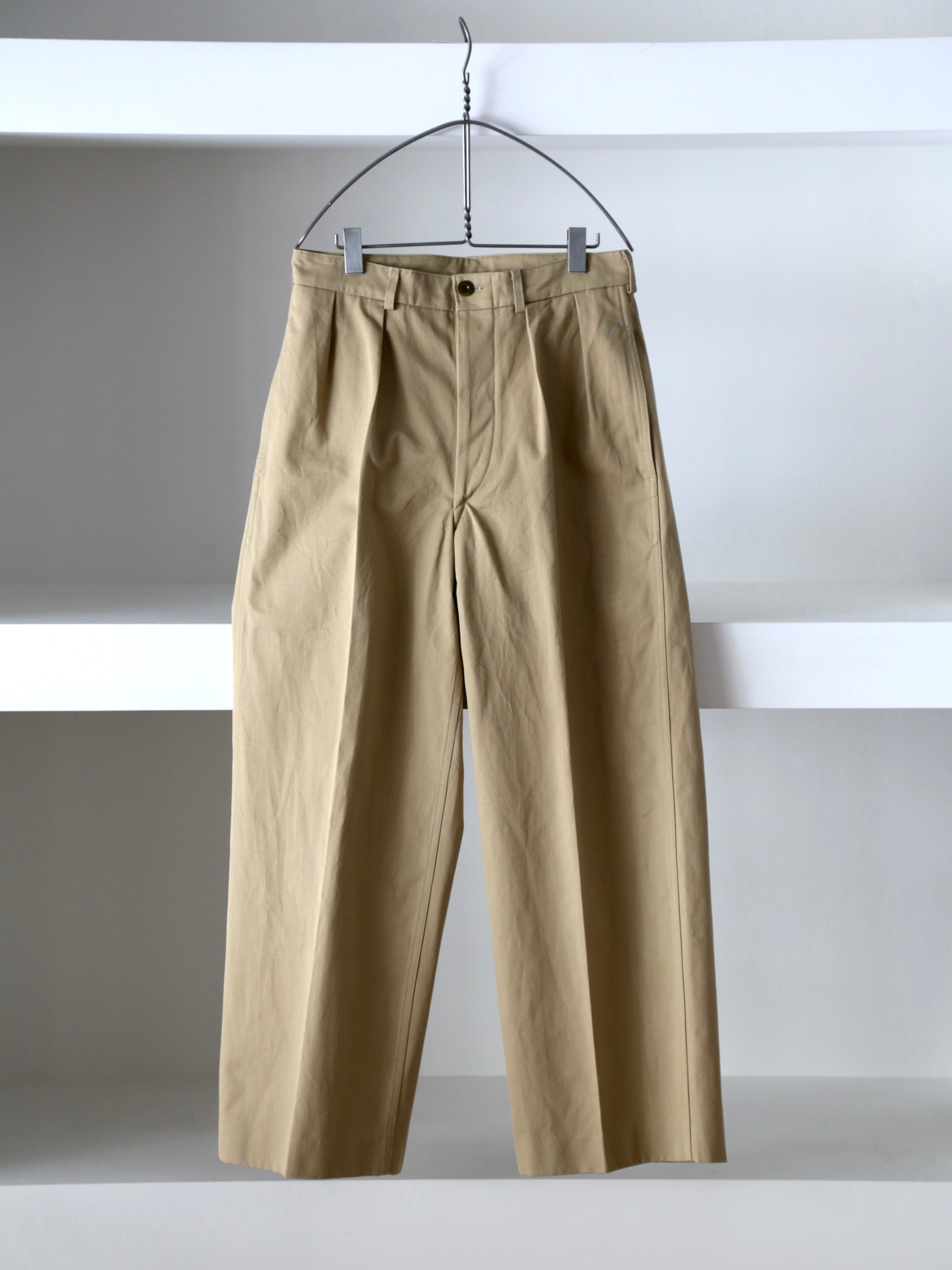 blurhmsROOTSTOCK チノパンツ　サイズ4 blurhmsROOTSTOCK】52 Wide Chino Pants (Mens) – End on End.