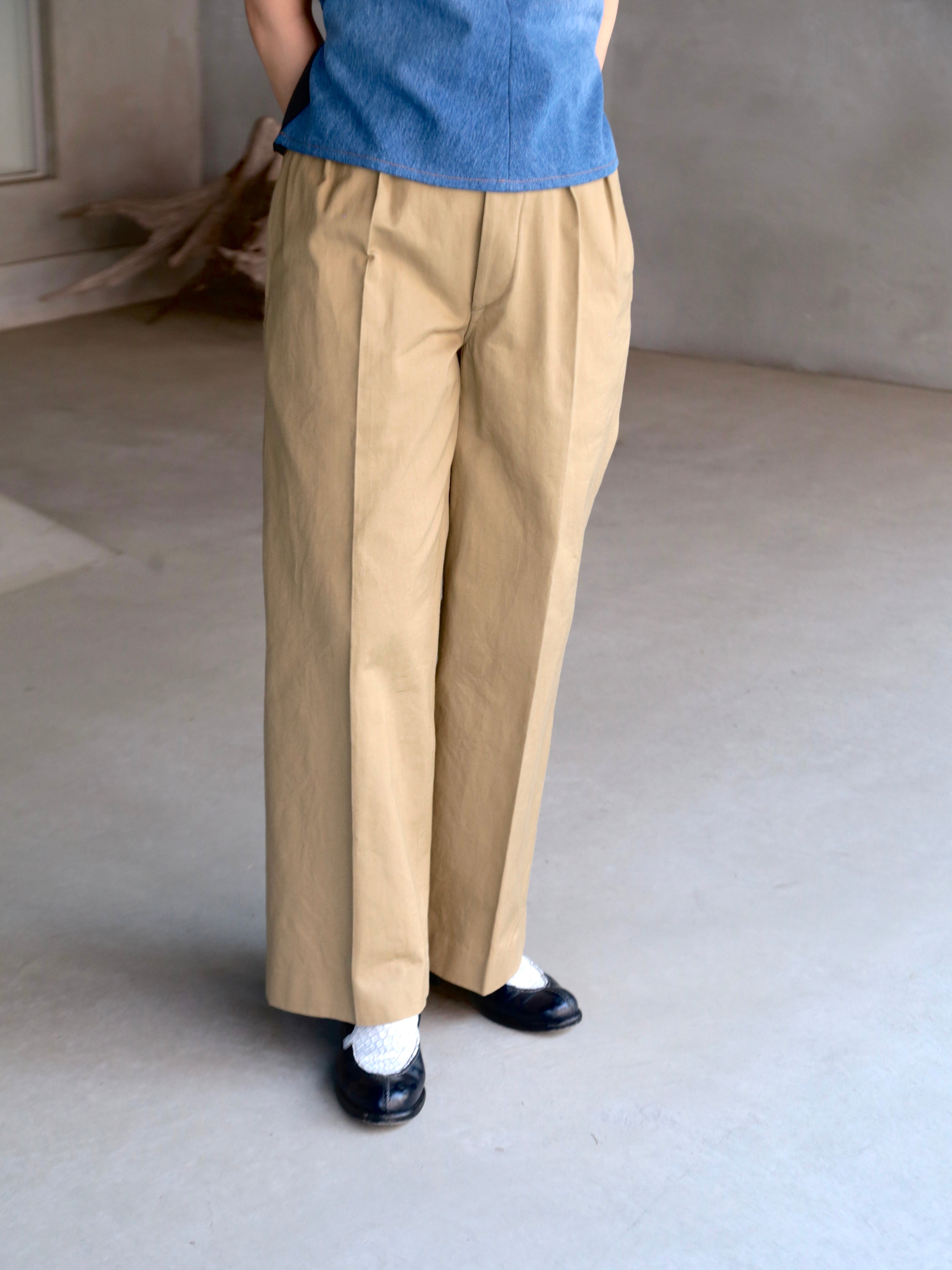 blurhmsROOTSTOCK】52 Wide Chino Pants (Womens) – End on End.
