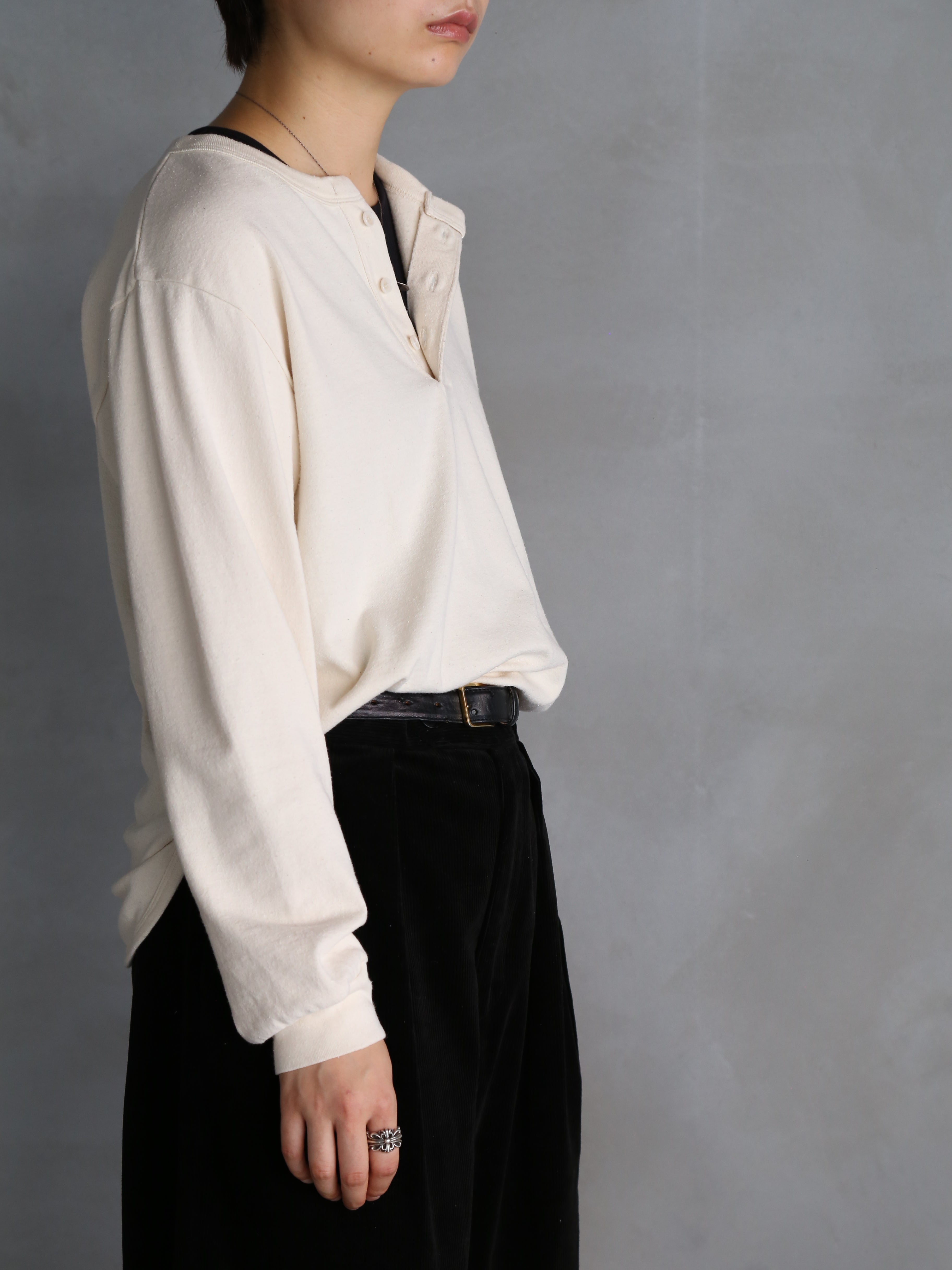 blurhms】Co/Silk Nep Baseball Henry (Womens) – End on End.