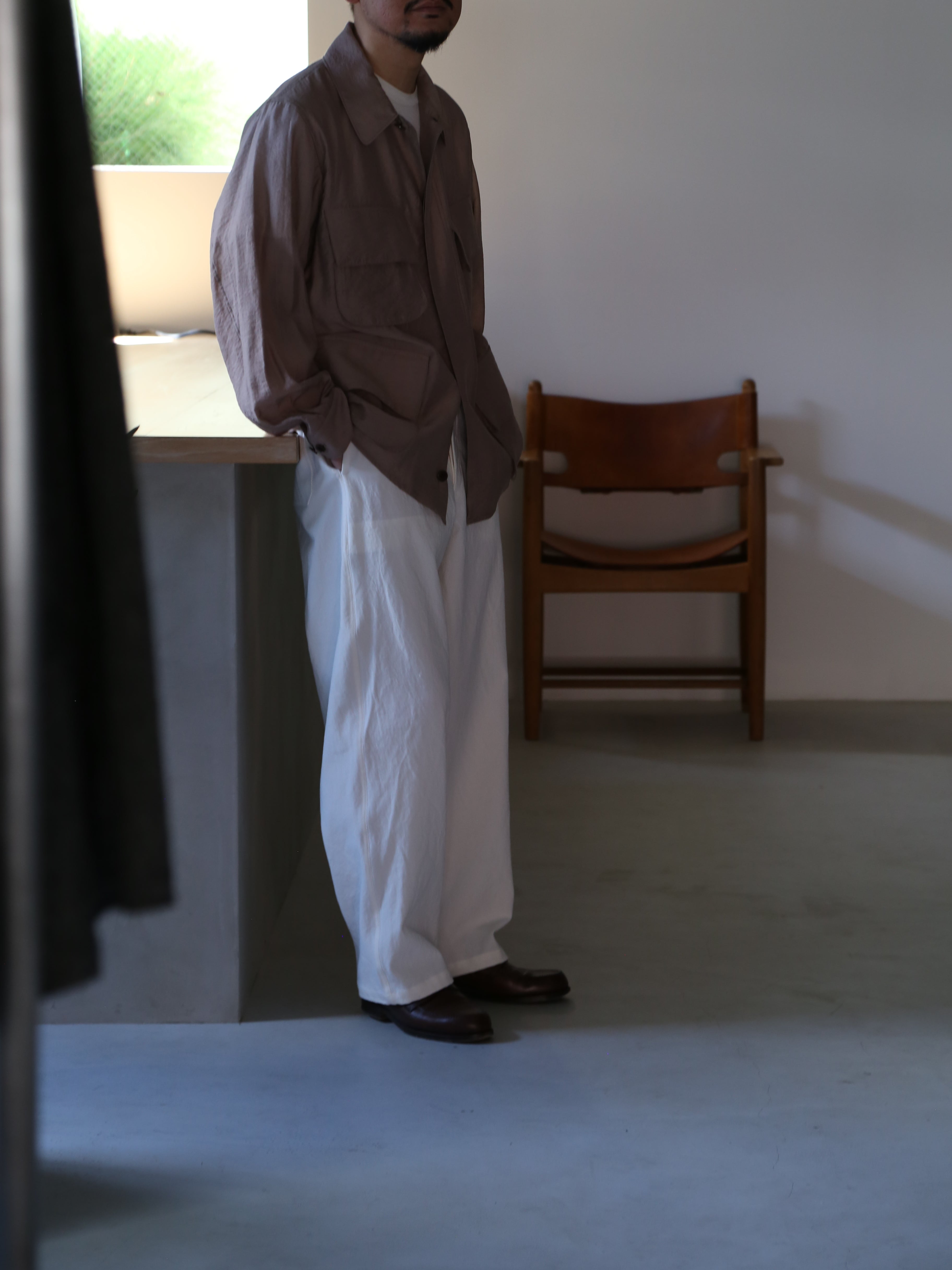 HEUGN Nate US marin cotton twill サイズ3 Nate US marin cotton twill – End on End.