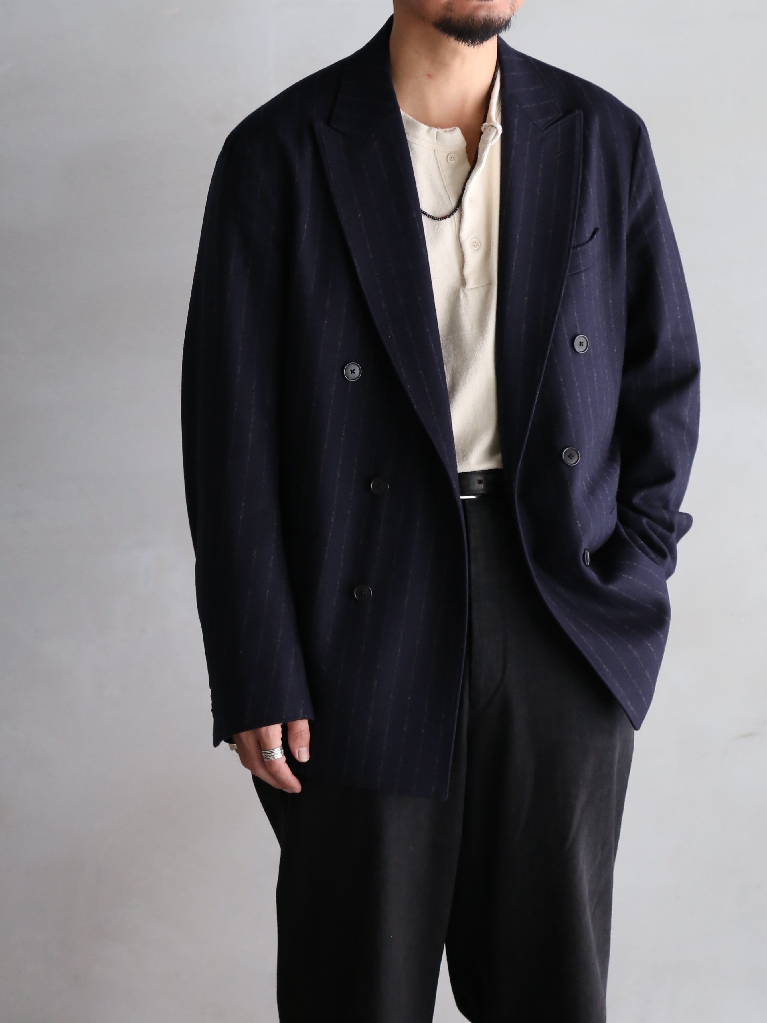 ジャケット・アウター Heugn Adam wide stripe 2025AW HEUGN】 