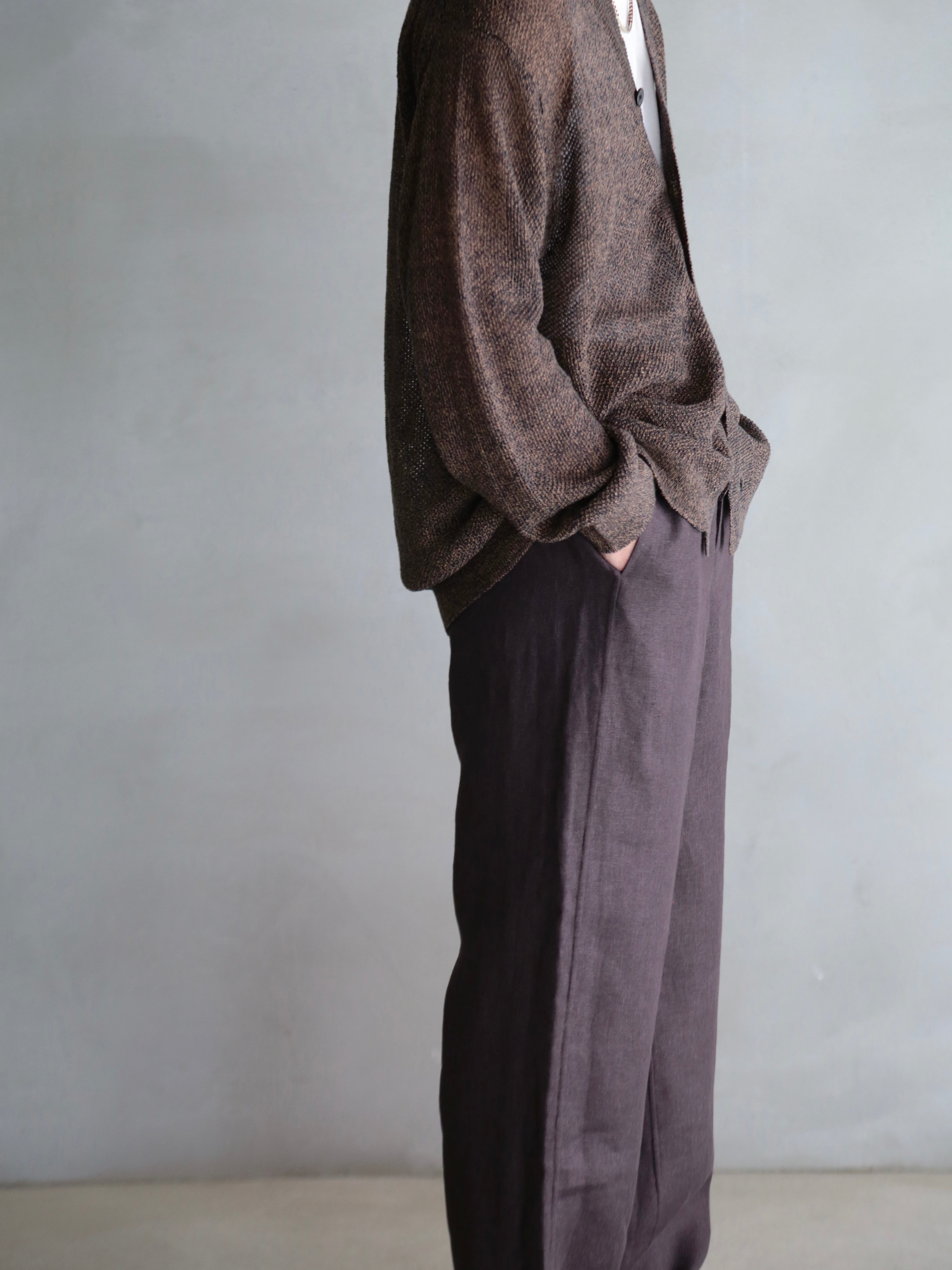 seya.】DOUBLE FACE RELAX PANTS – End on End.
