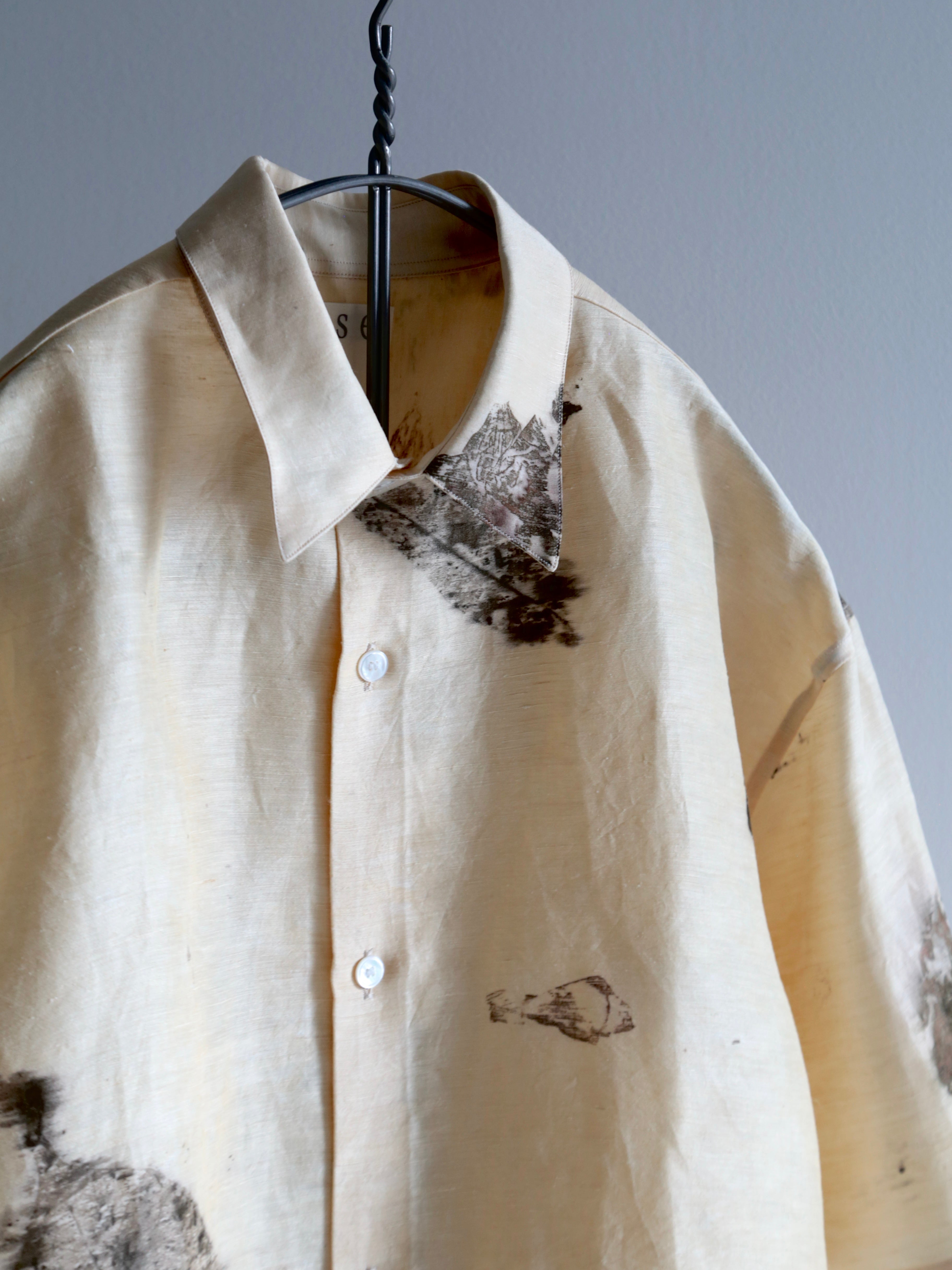 トップス seya. ETERNAL SUMMER SHIRT_MILK FABRIC seya.】ETERNAL SUMMER SHIRT – End on End.