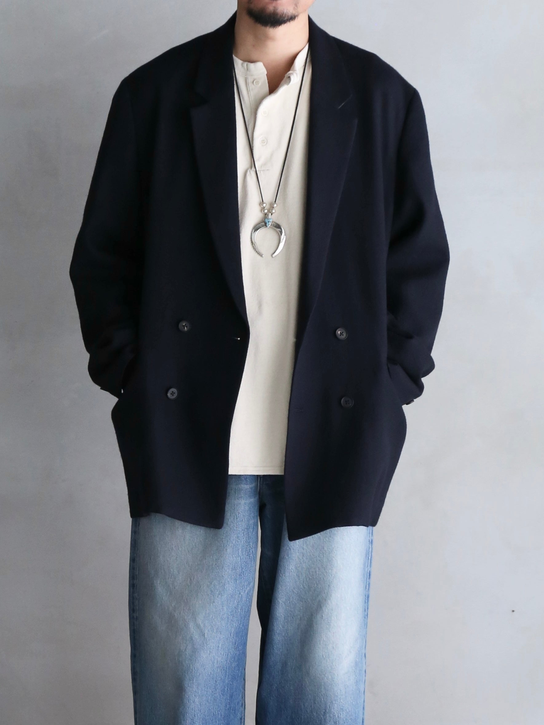 seya.】SEYA. TAILORED W JACKET – End on End.