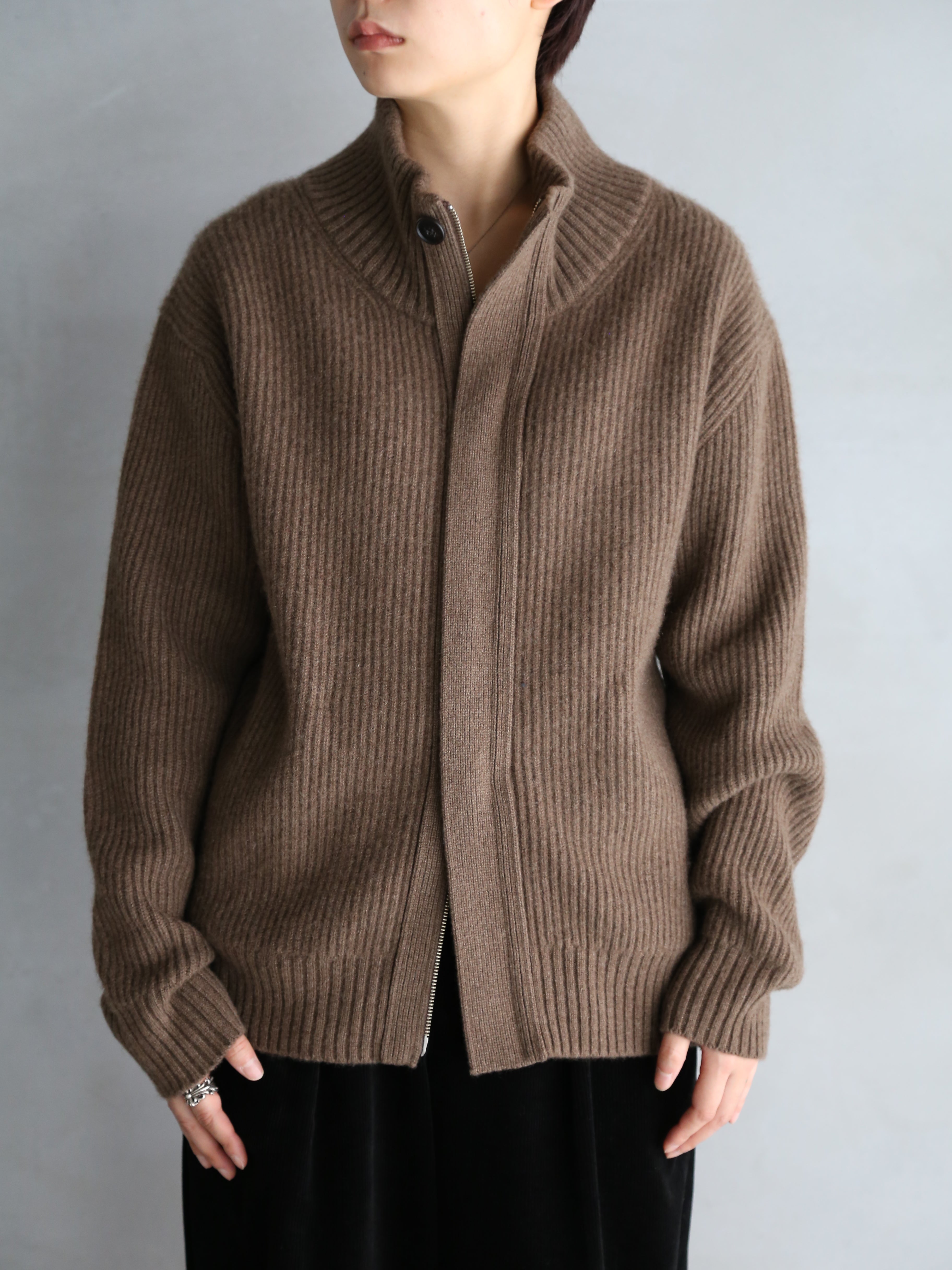 seya.】CLOUD KNIT BLOUSON (UNDYED YAK)(Women) – End on End.