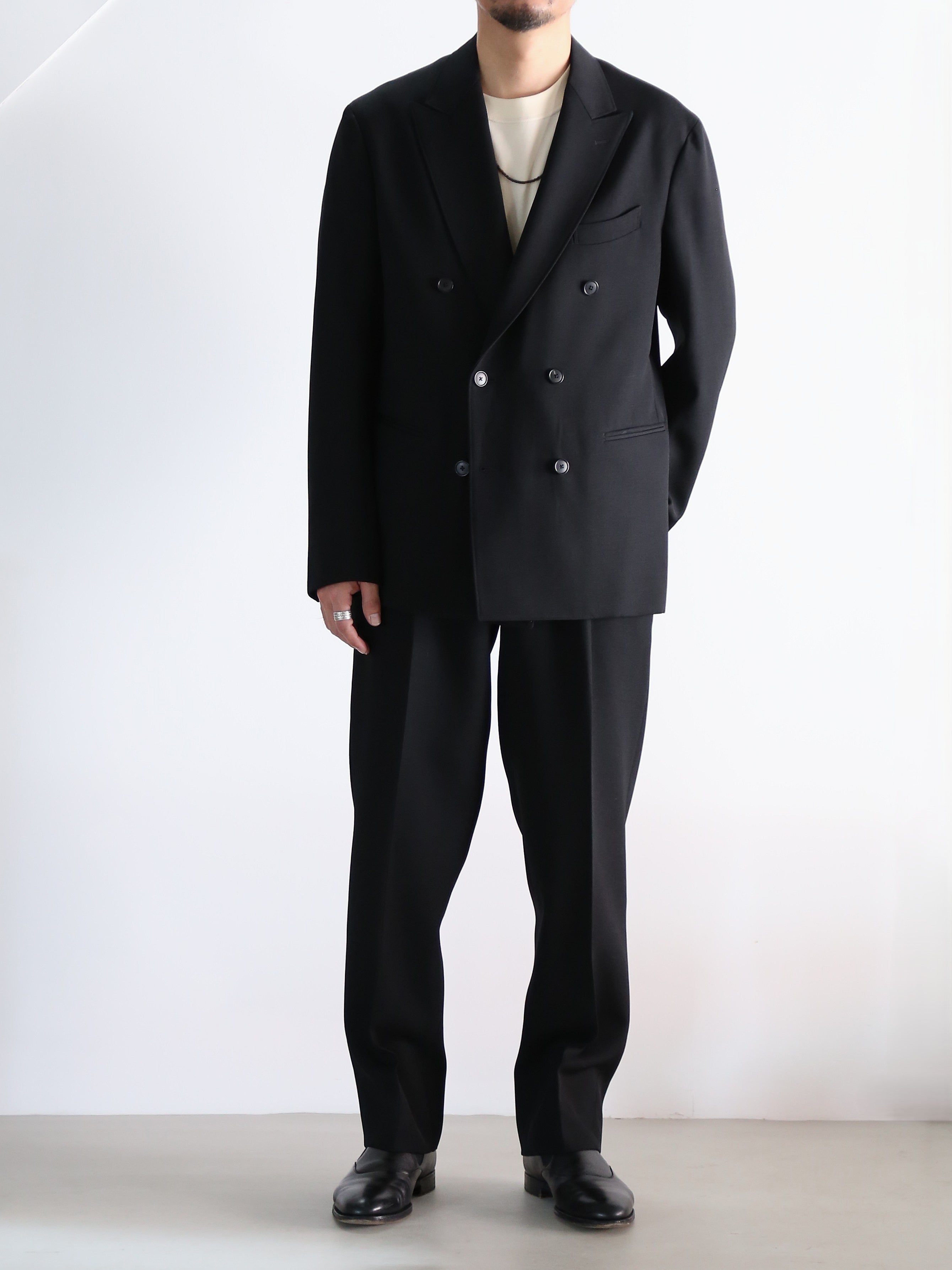 【HEUGN】Aaron ウールギャバスラックス 24AW HEUGN】Aaron ウールギャバスラックス 24AW