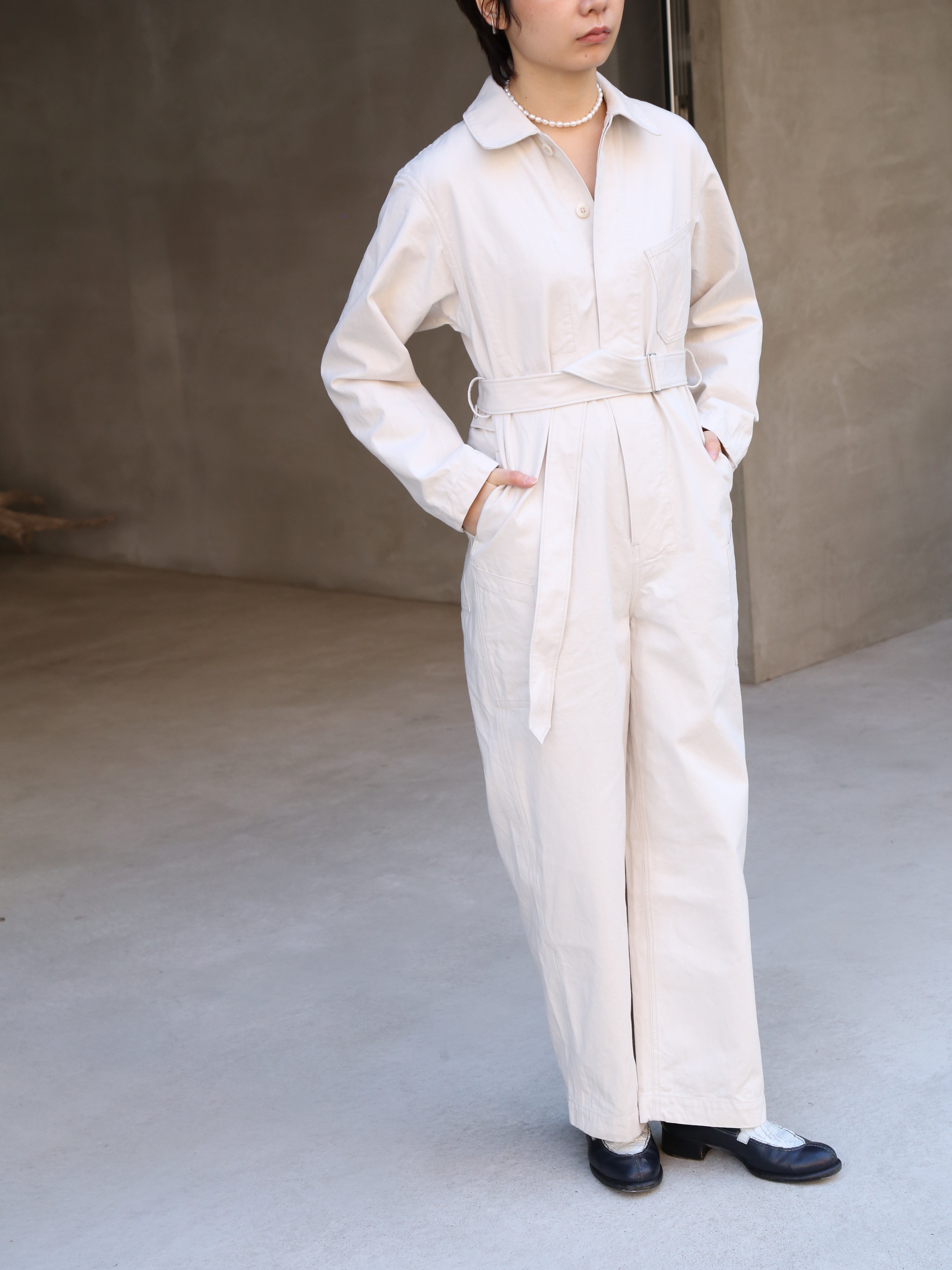 blurhms】Hard Twist Gabardine Jump Suit (Womens) – End on End.