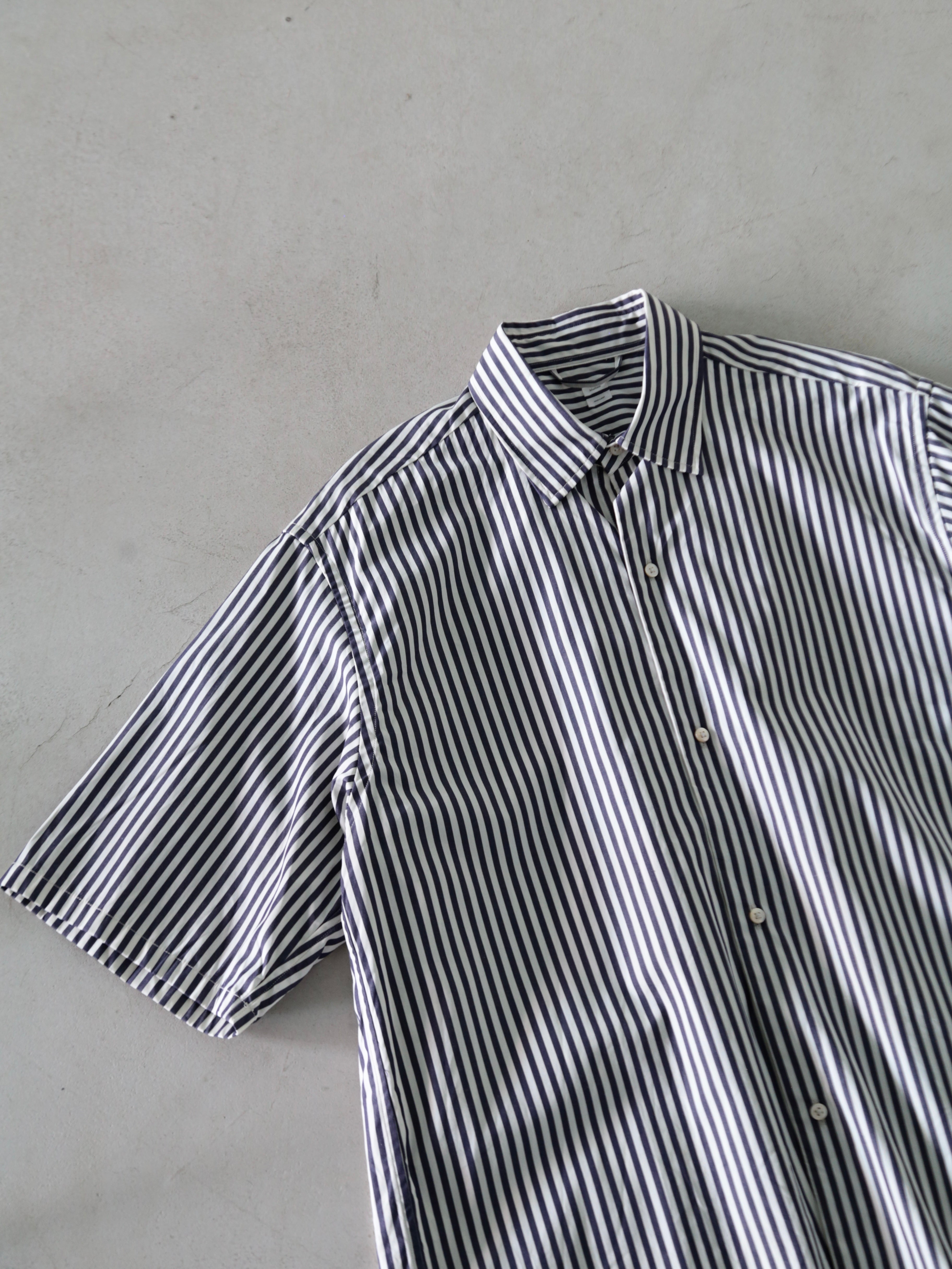 blurhms】Stripe Half-Sleeve Shirt (Mens) – End on End.