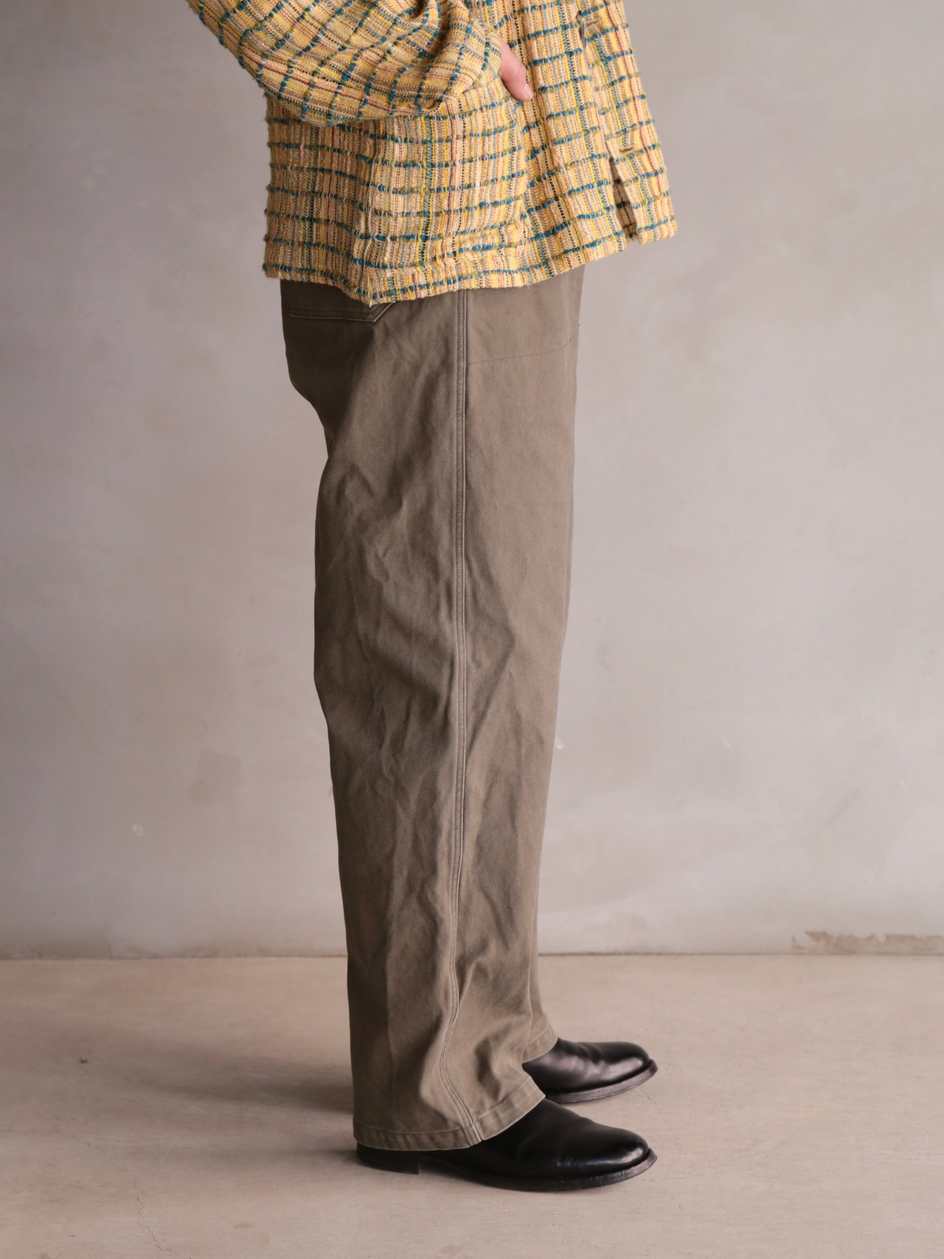 HEUGN】COTTON over dye Nate pants – End on End.