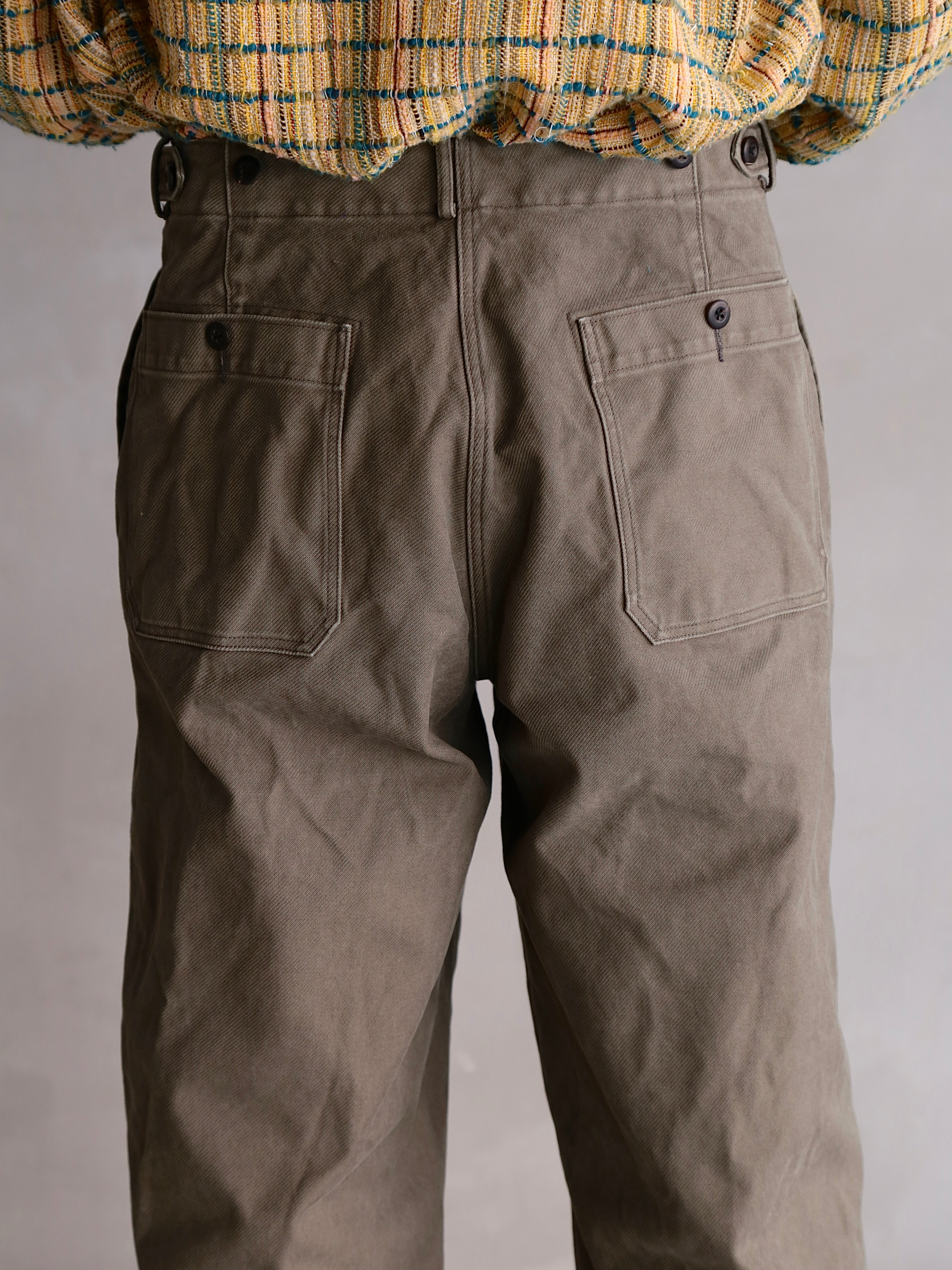 HEUGN】COTTON over dye Nate pants – End on End.