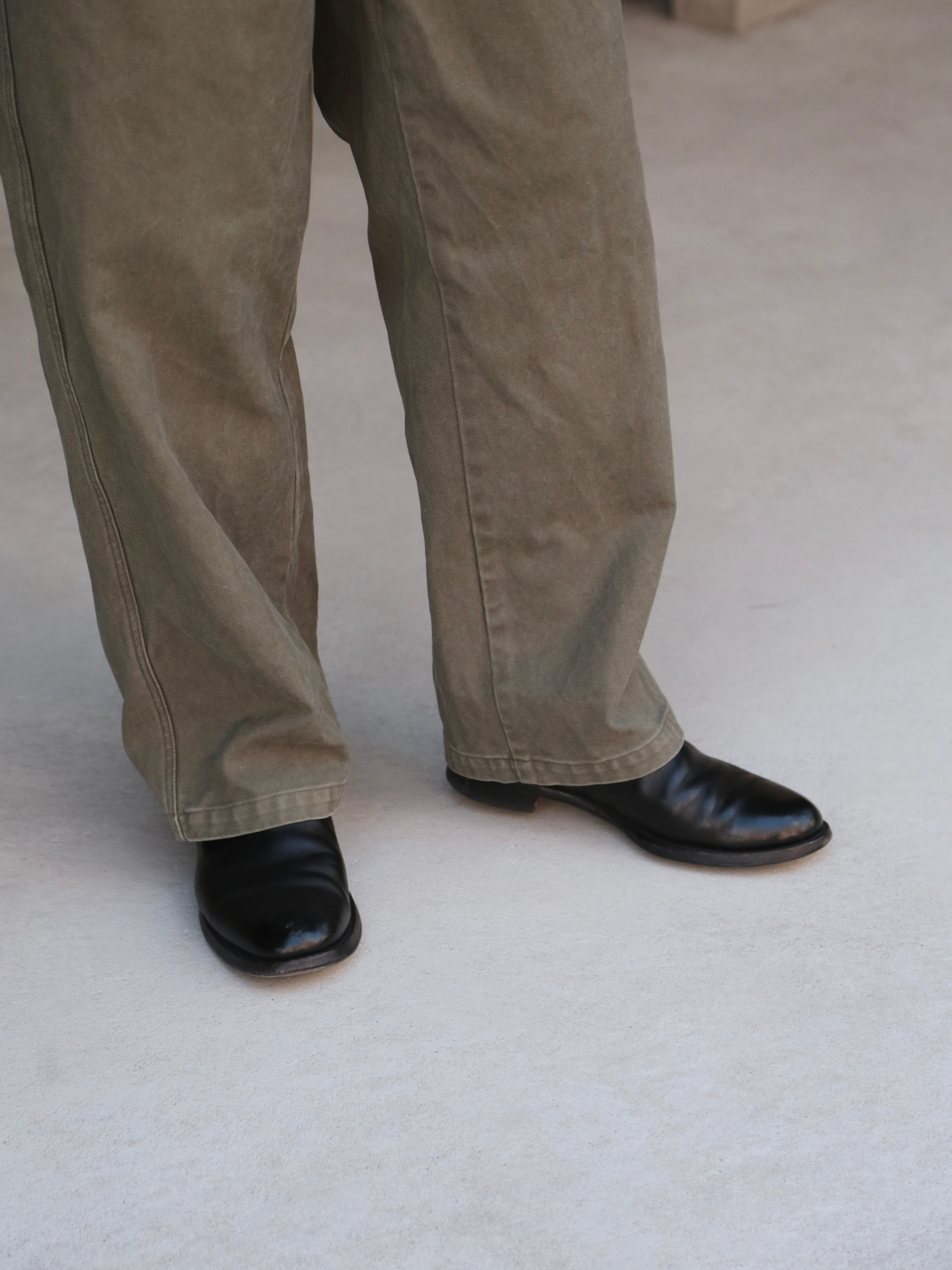 HEUGN】COTTON over dye Nate pants – End on End.