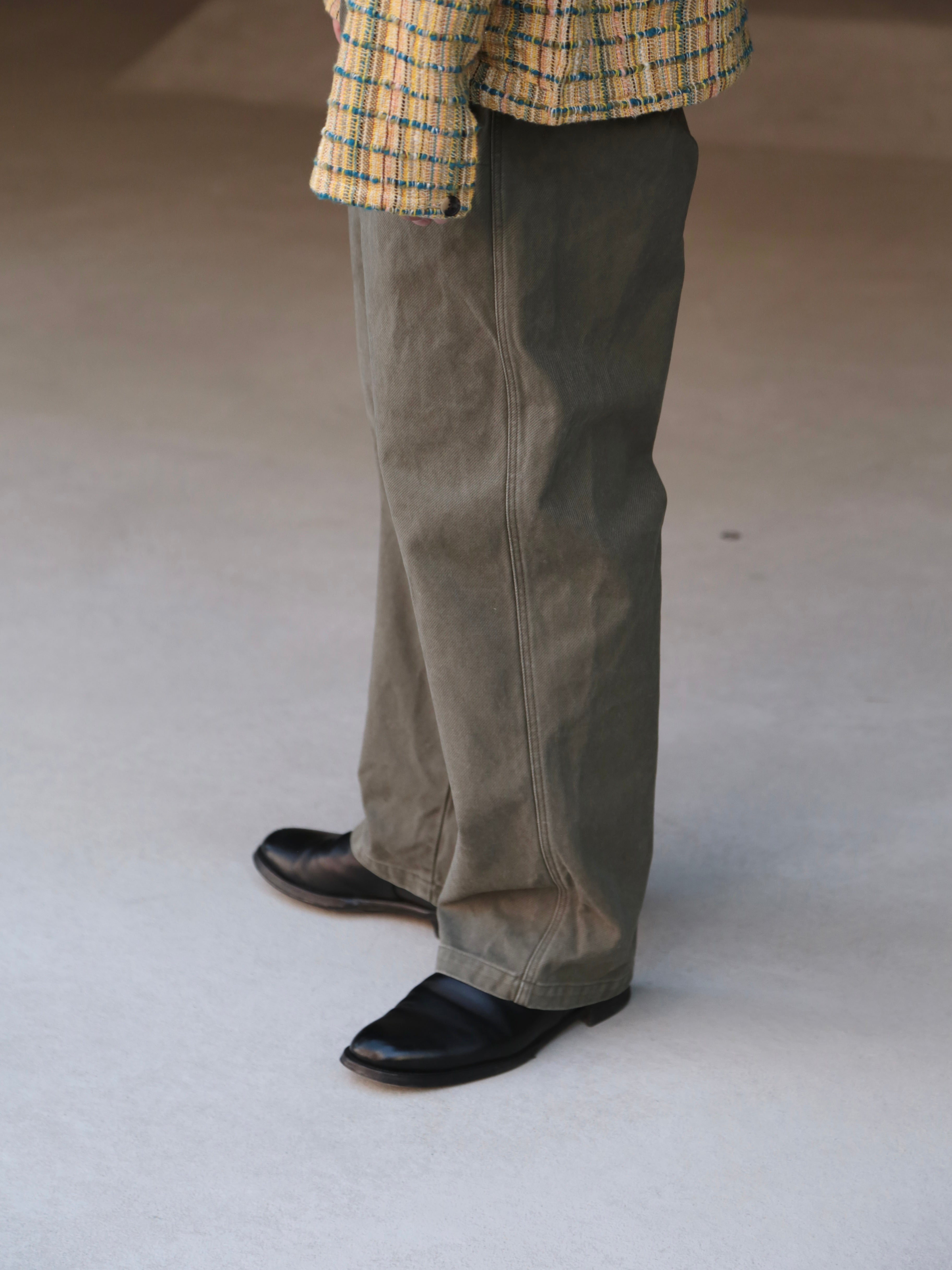 HEUGN】COTTON over dye Nate pants – End on End.