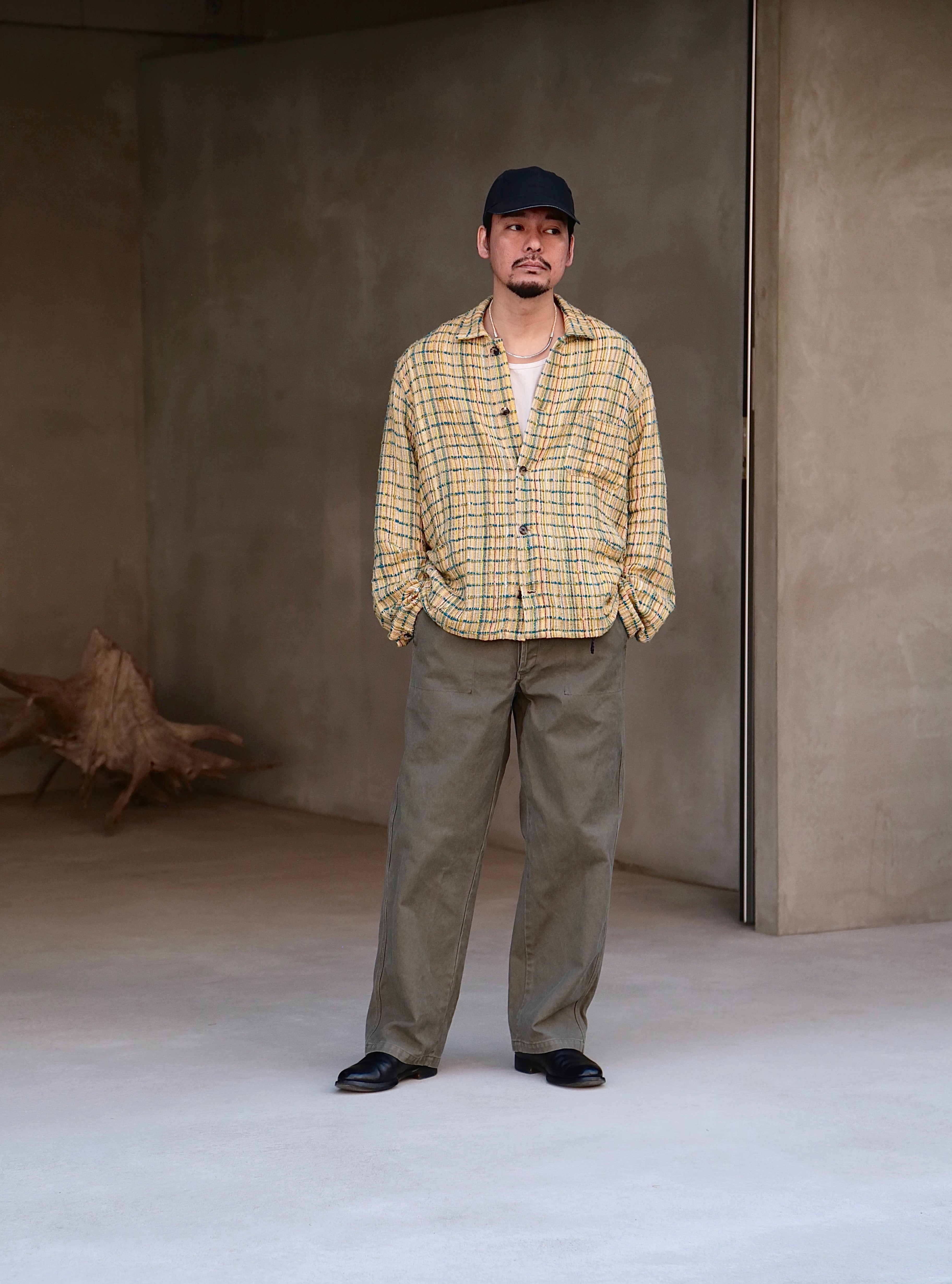 HEUGN】COTTON over dye Nate pants – End on End.
