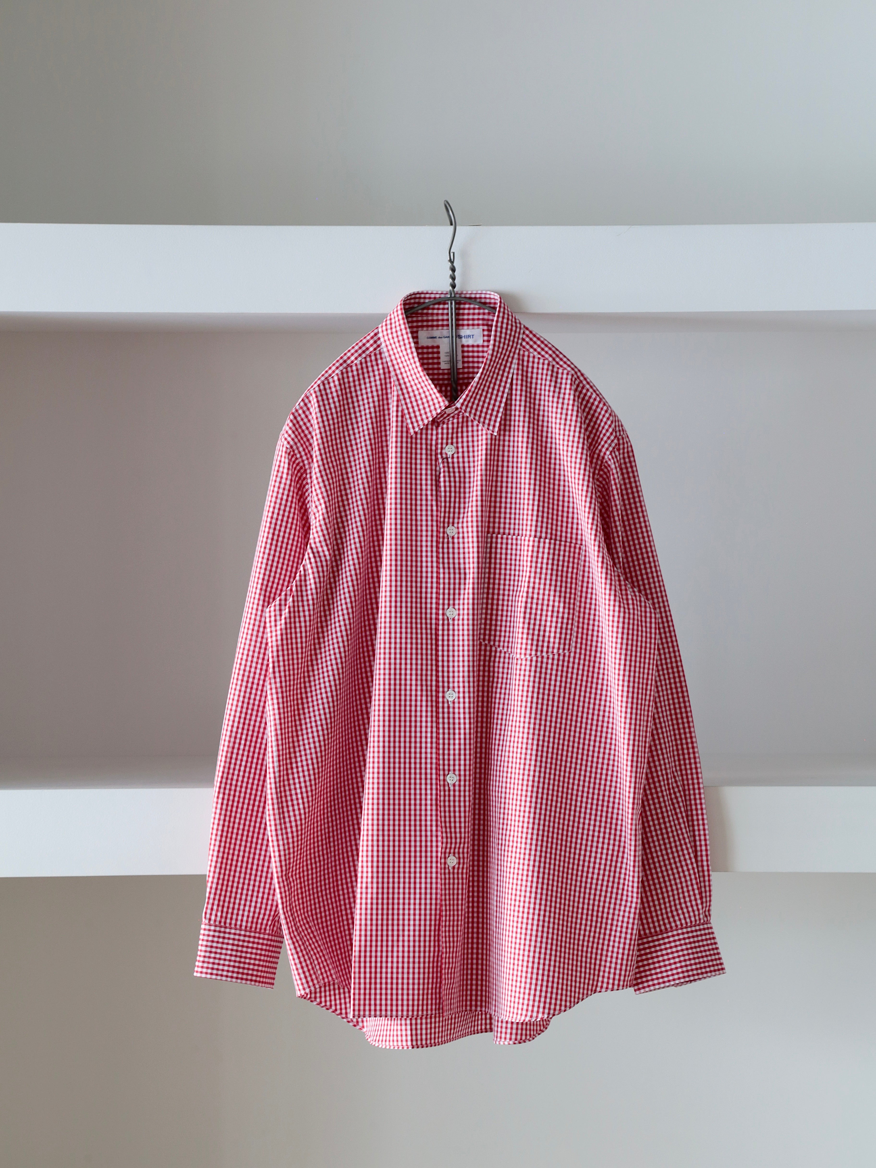 COMME des GARCONS SHIRT】Yarn Dyed Cotton Small Check Shirt – End