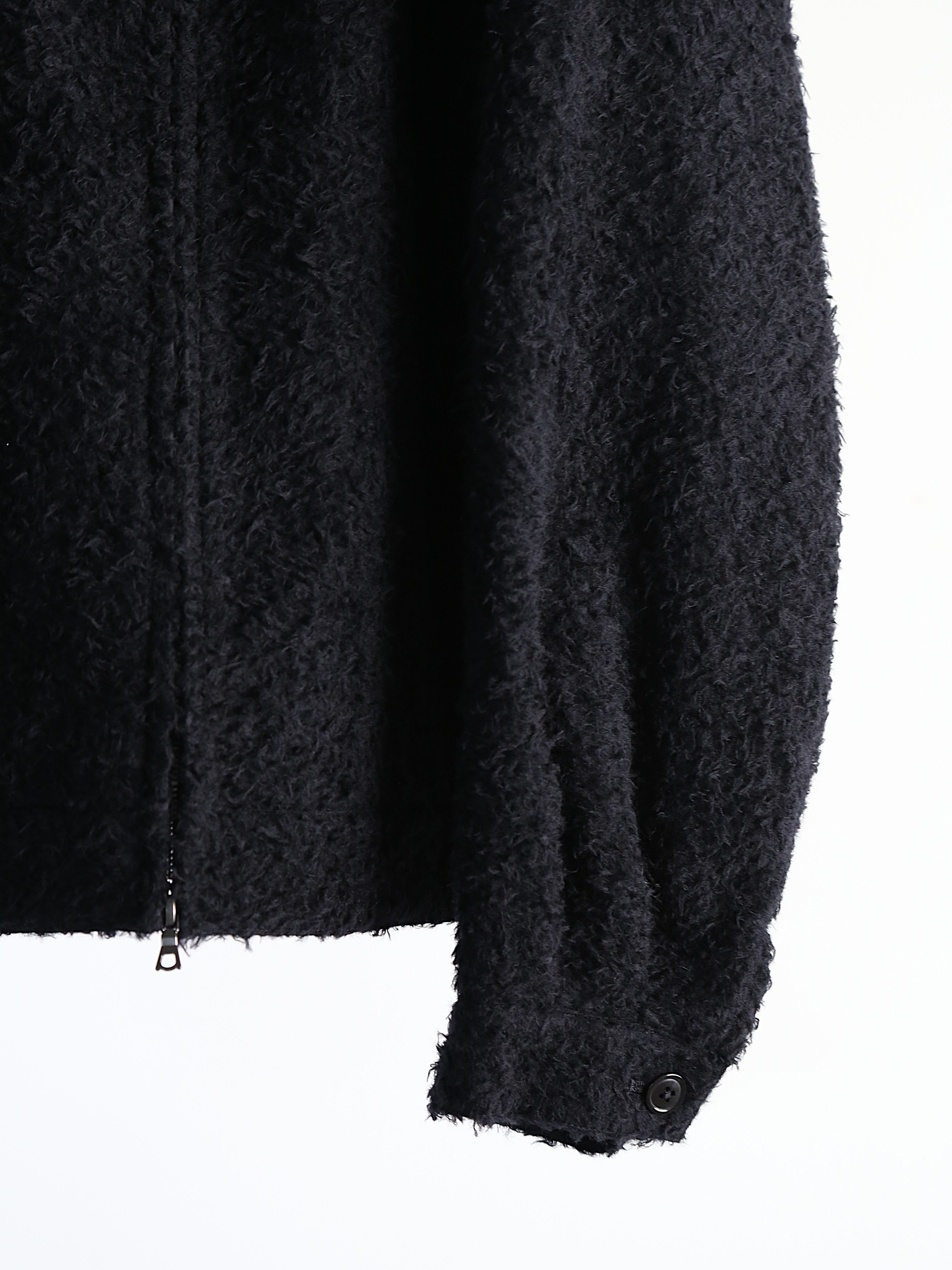 blurhms for END ON END.】Brushed Wool Zip Short Jacket EX (Mens