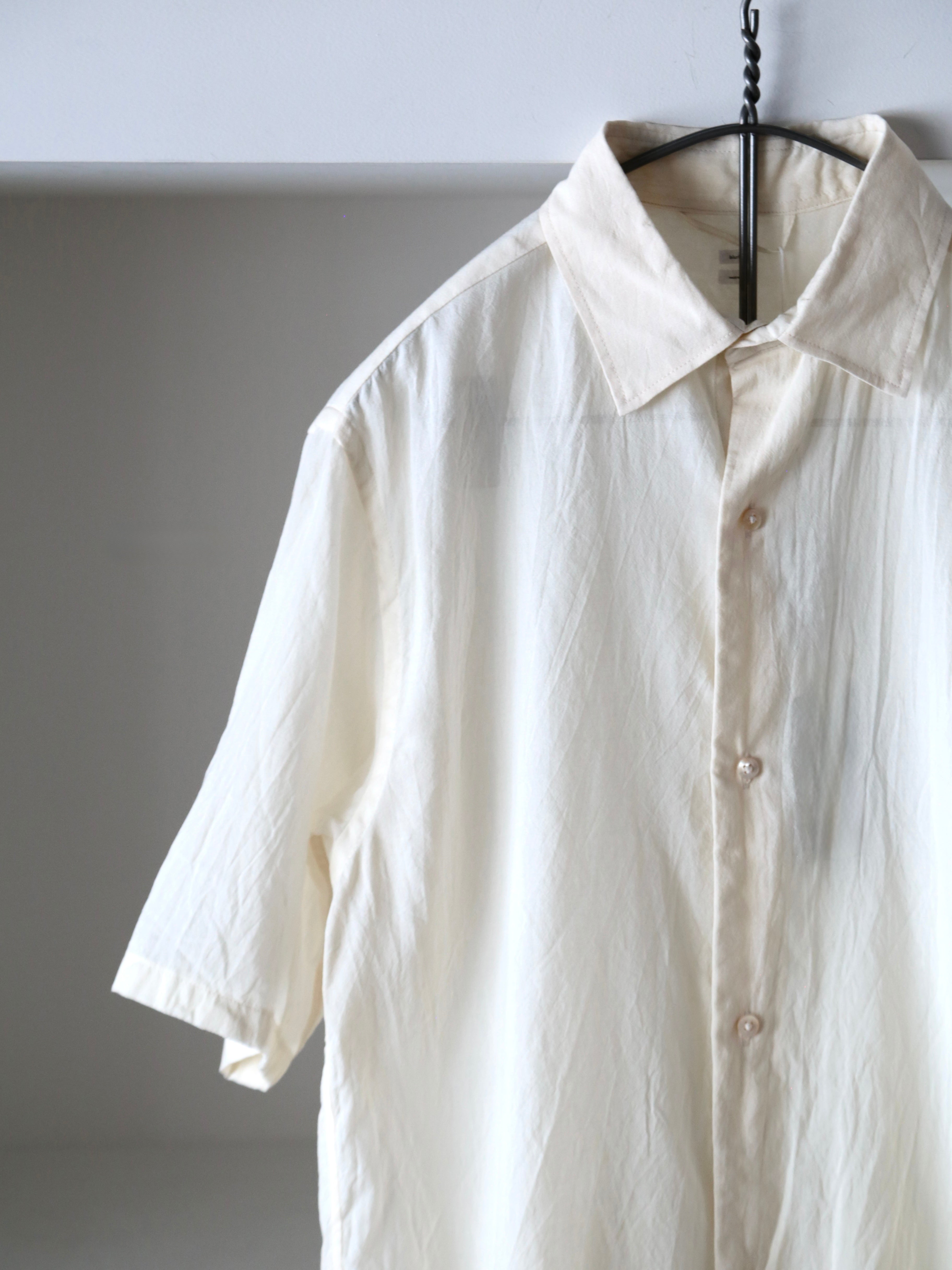 blurhms】Silk-Co Voile Half-Sleeve Shirt (Womens) – End on End.