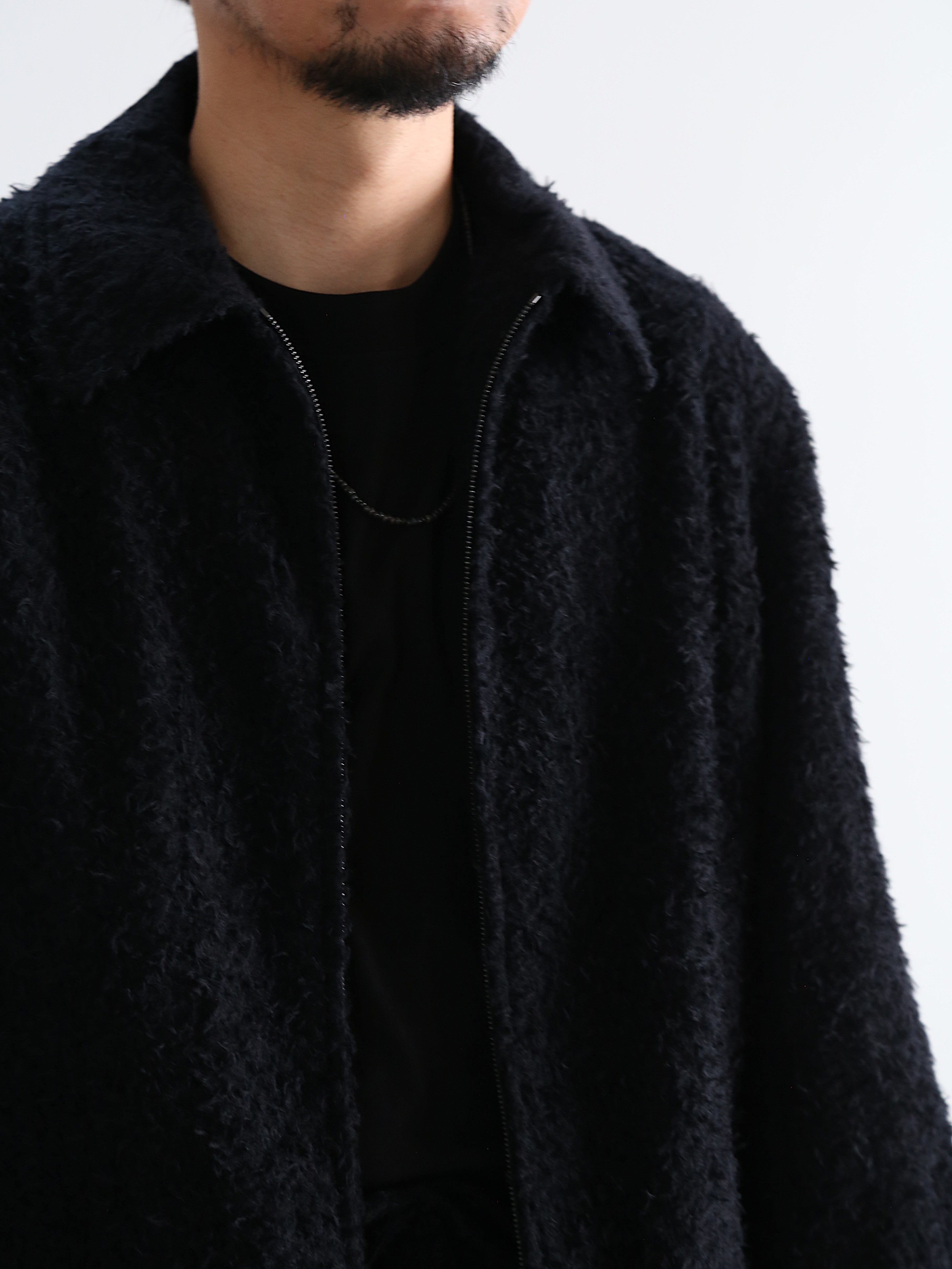 blurhms for END ON END.】Brushed Wool Zip Short Jacket EX (Mens