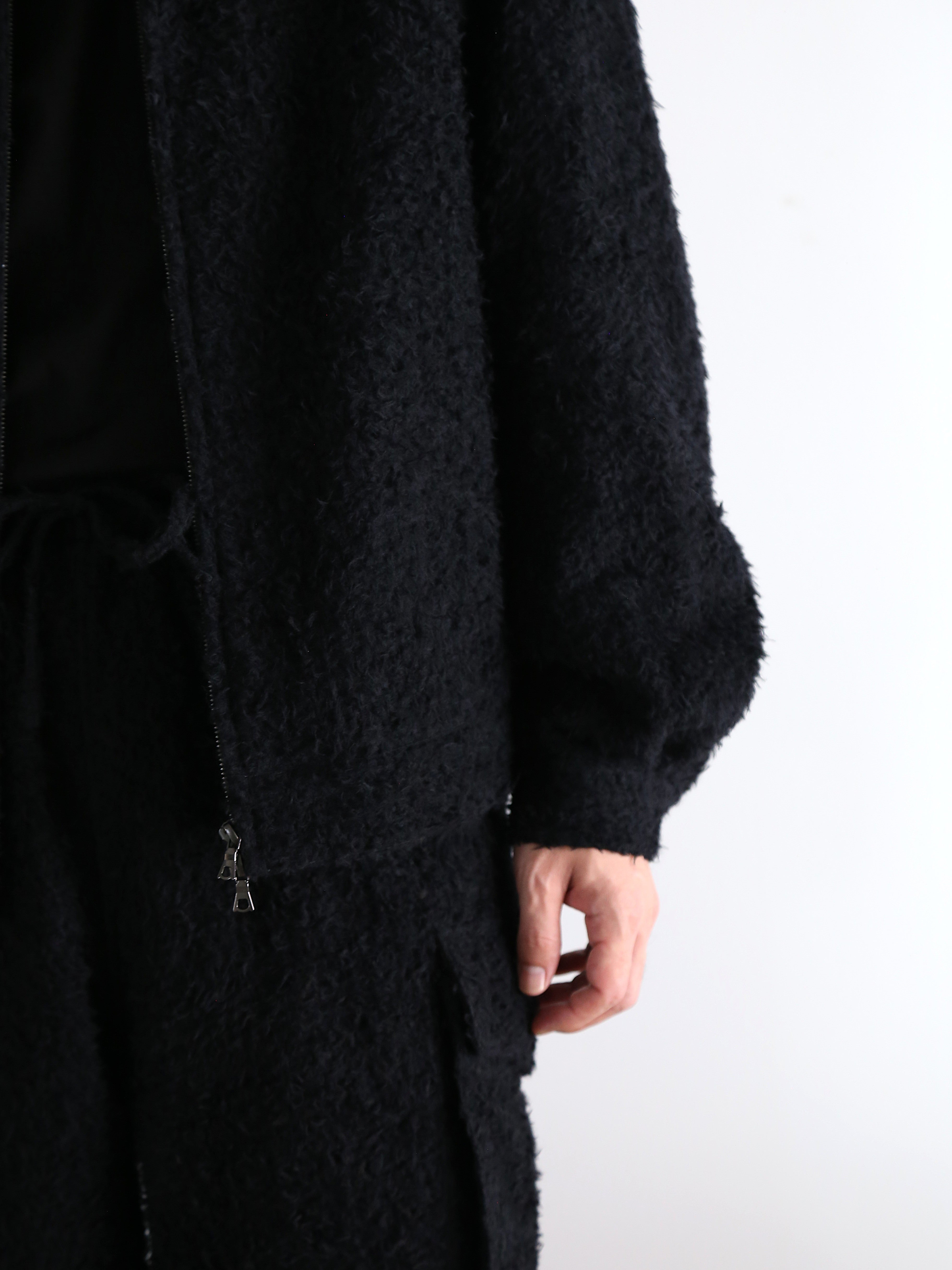 blurhms for END ON END.】Brushed Wool Zip Short Jacket EX (Mens
