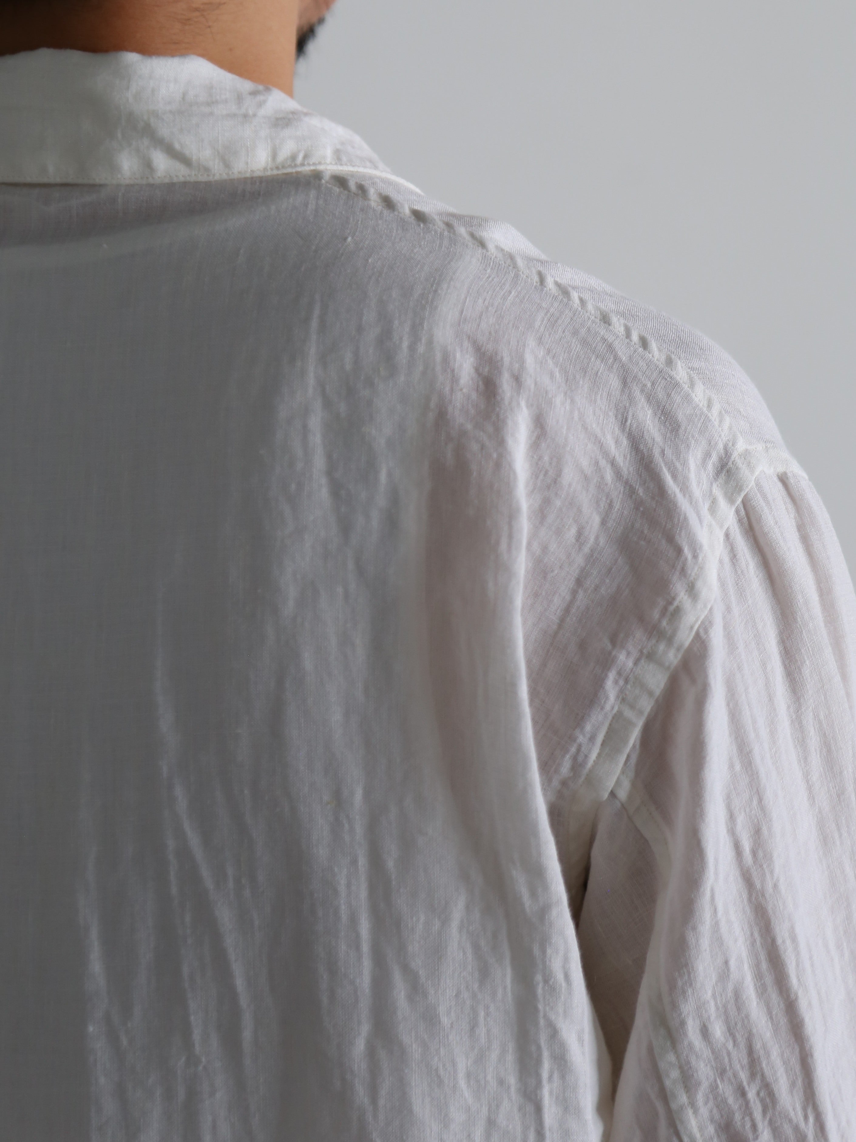 blurhms Linen Open-collar Shirt L/S サイズ3 blurhms】Linen Open-collar Shirt L/S (Mens) – End on End.
