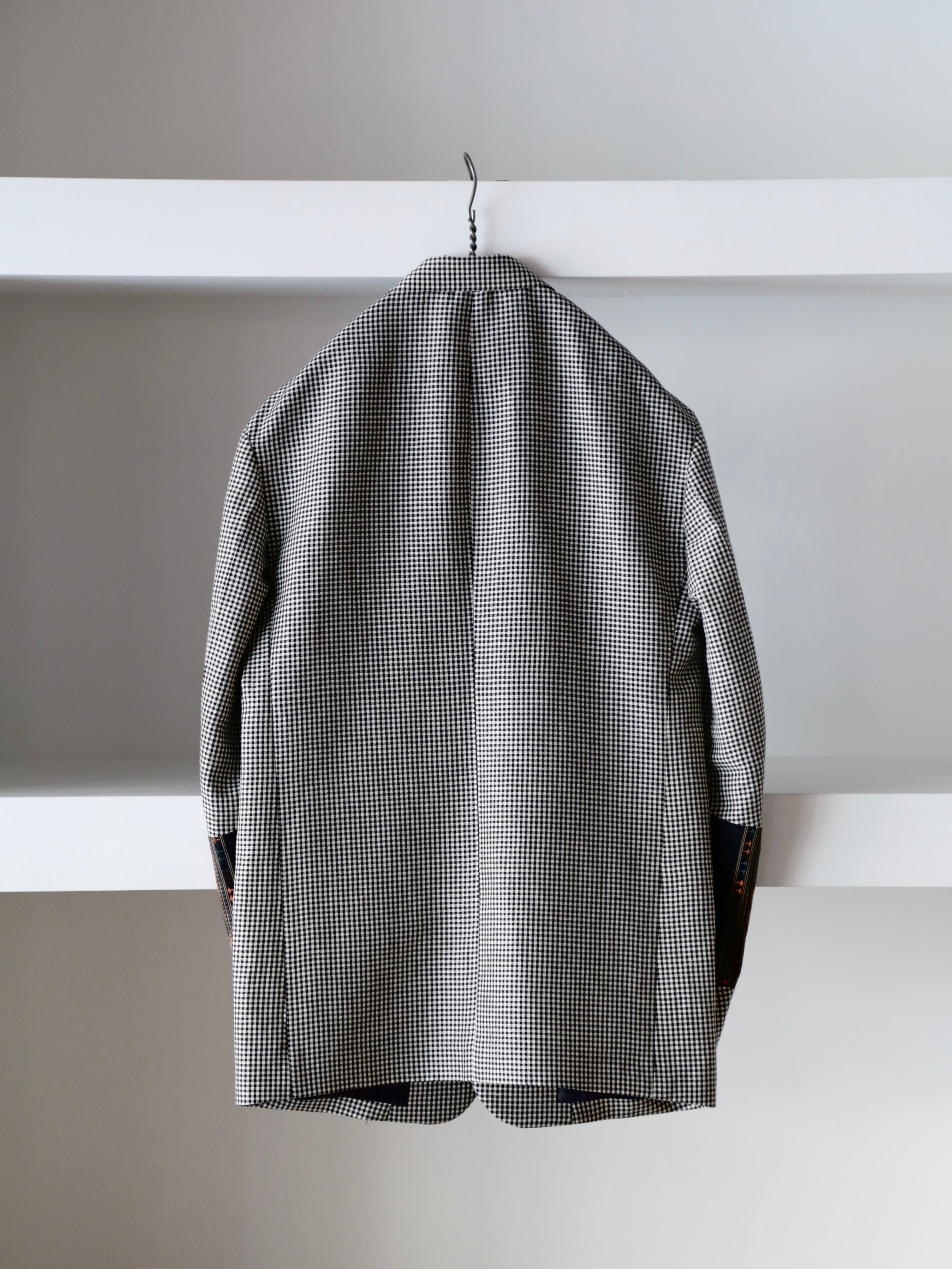 CLASS】CCGS05UNI B LINEN WOOL CHECK JACKET (DORMEUIL) – End on End.