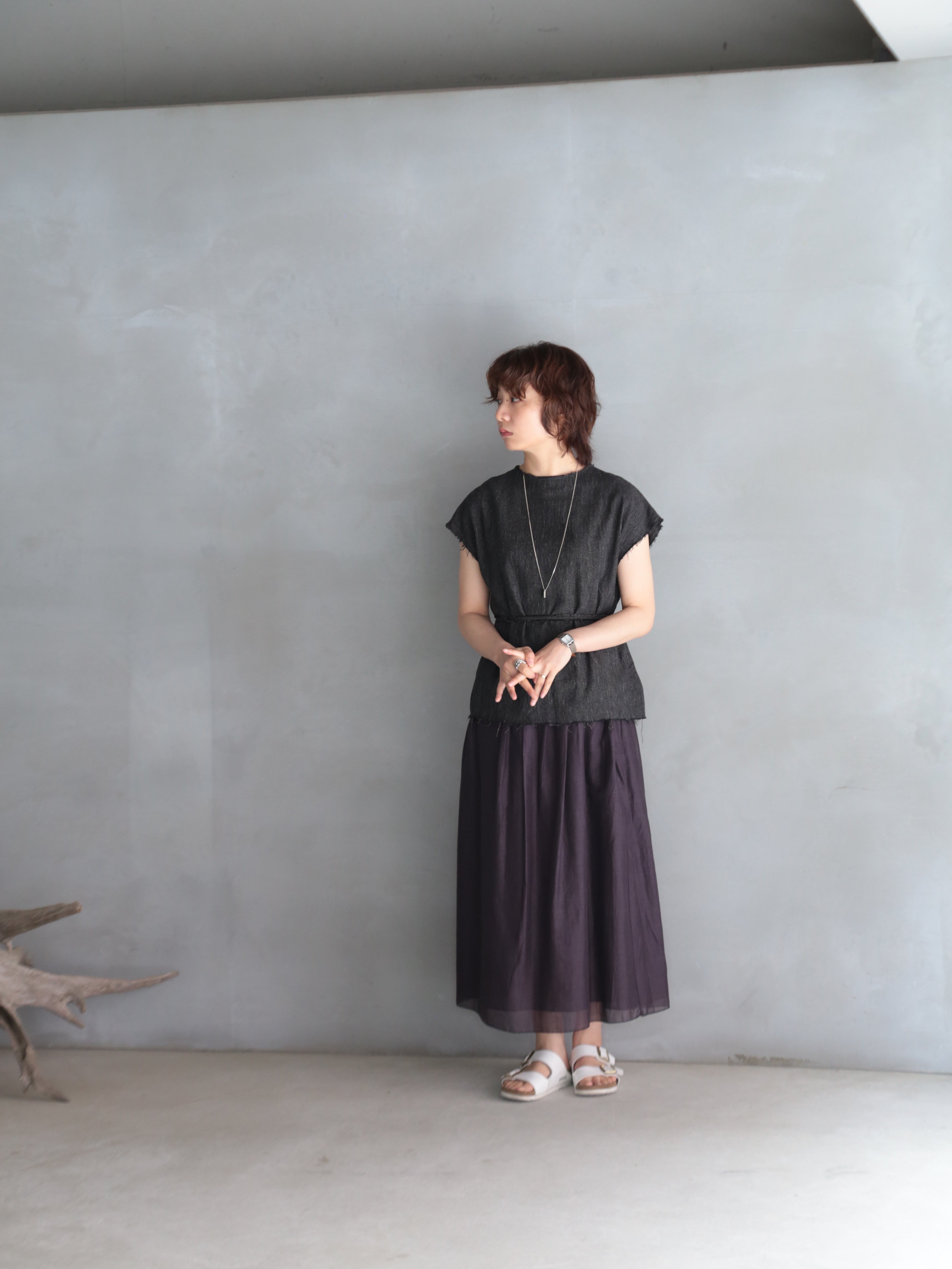 blurhms】Cotton Mix Nep Double-Sided P/O (Womens) – End on End.