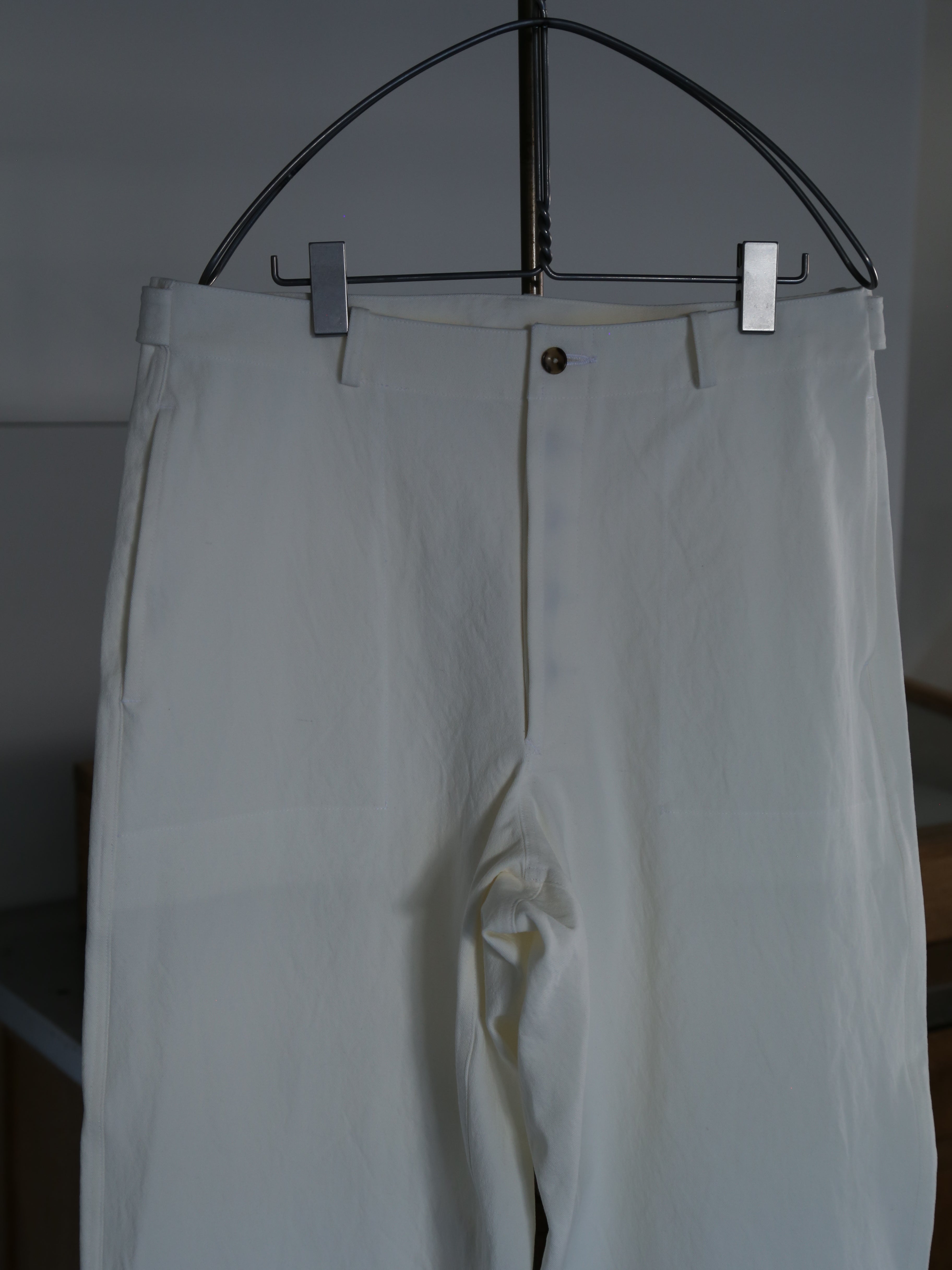 2025 S/S】【HEUGN ユーゲン】Nate US marin cotton twill White