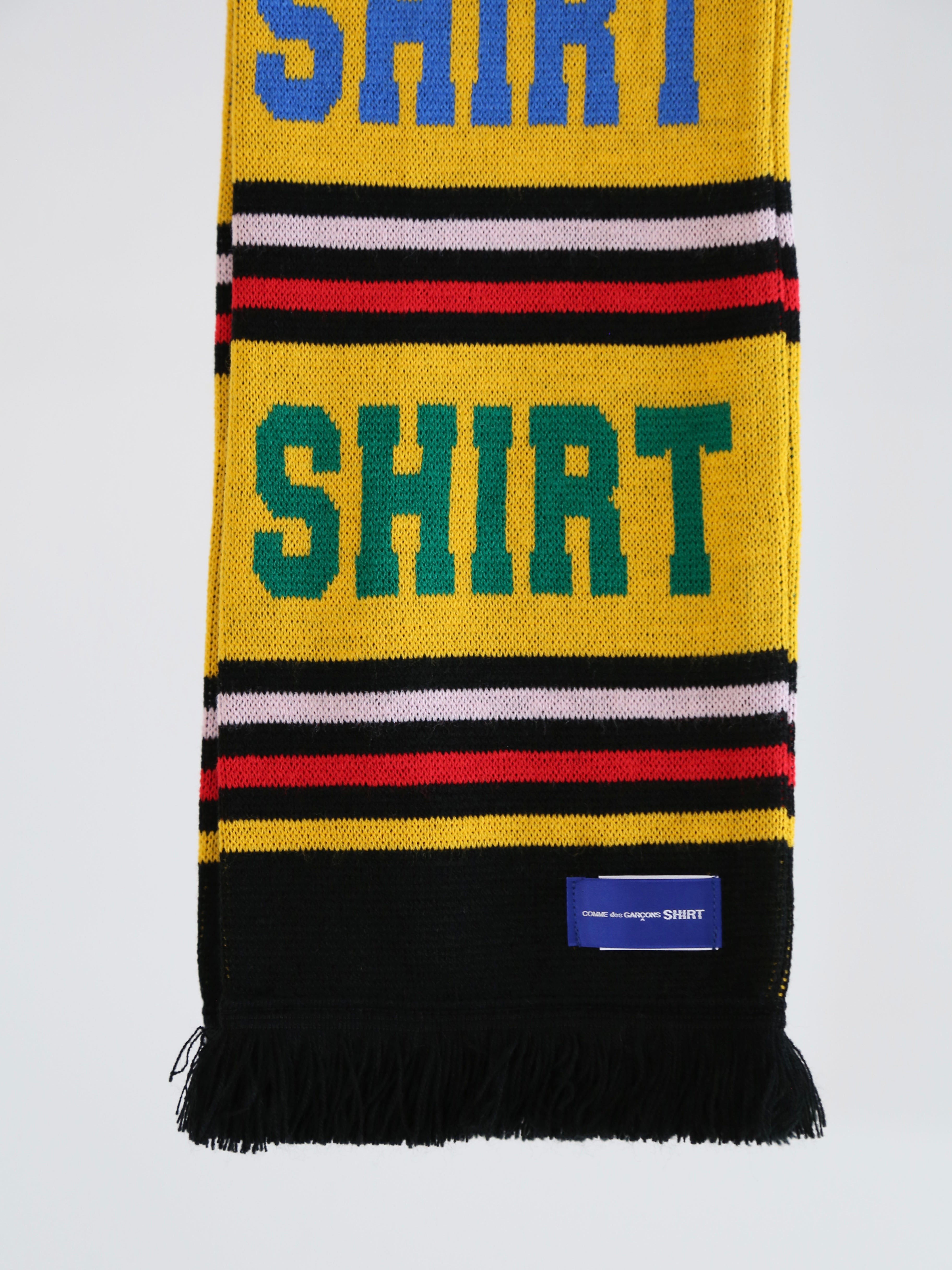 COMME des GARCONS SHIRT】Football Scarf – End on End.