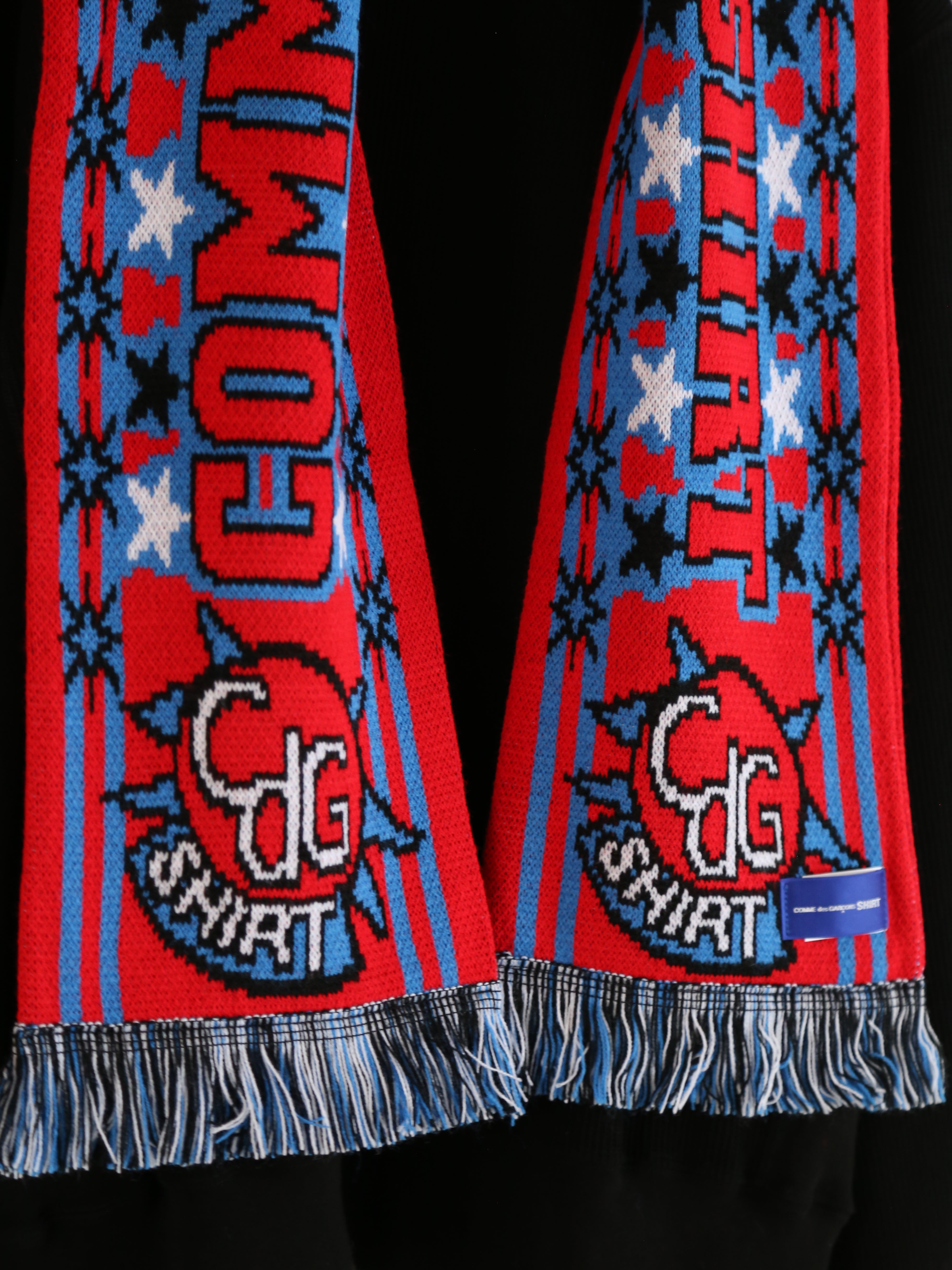 COMME des GARCONS SHIRT】Football Scarf – End on End.