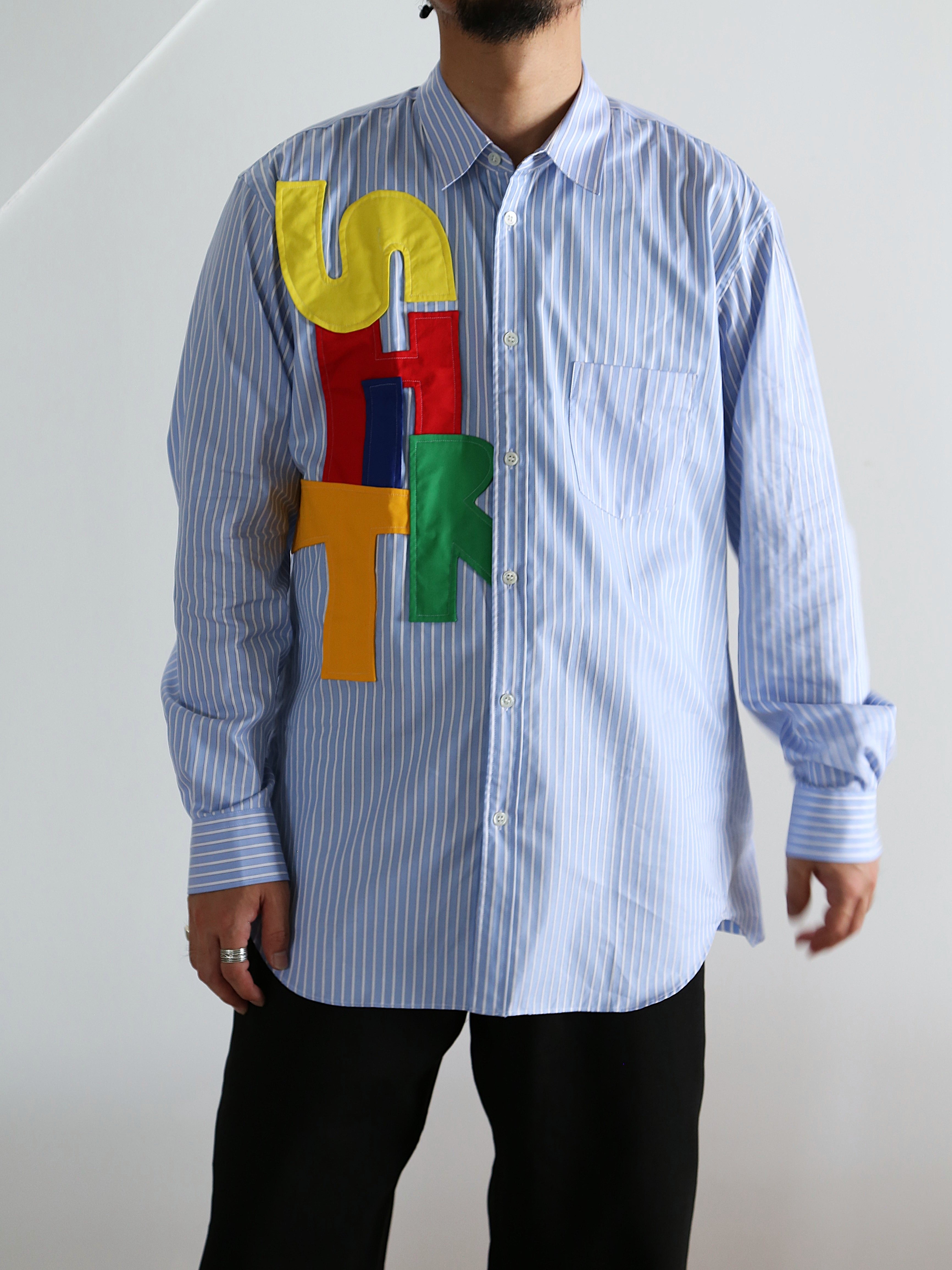 COMME des GARCONS SHIRTのキャスケット COMME des GARCONS HOMME PLUS Dot Printed Dungaree Shirt Sky