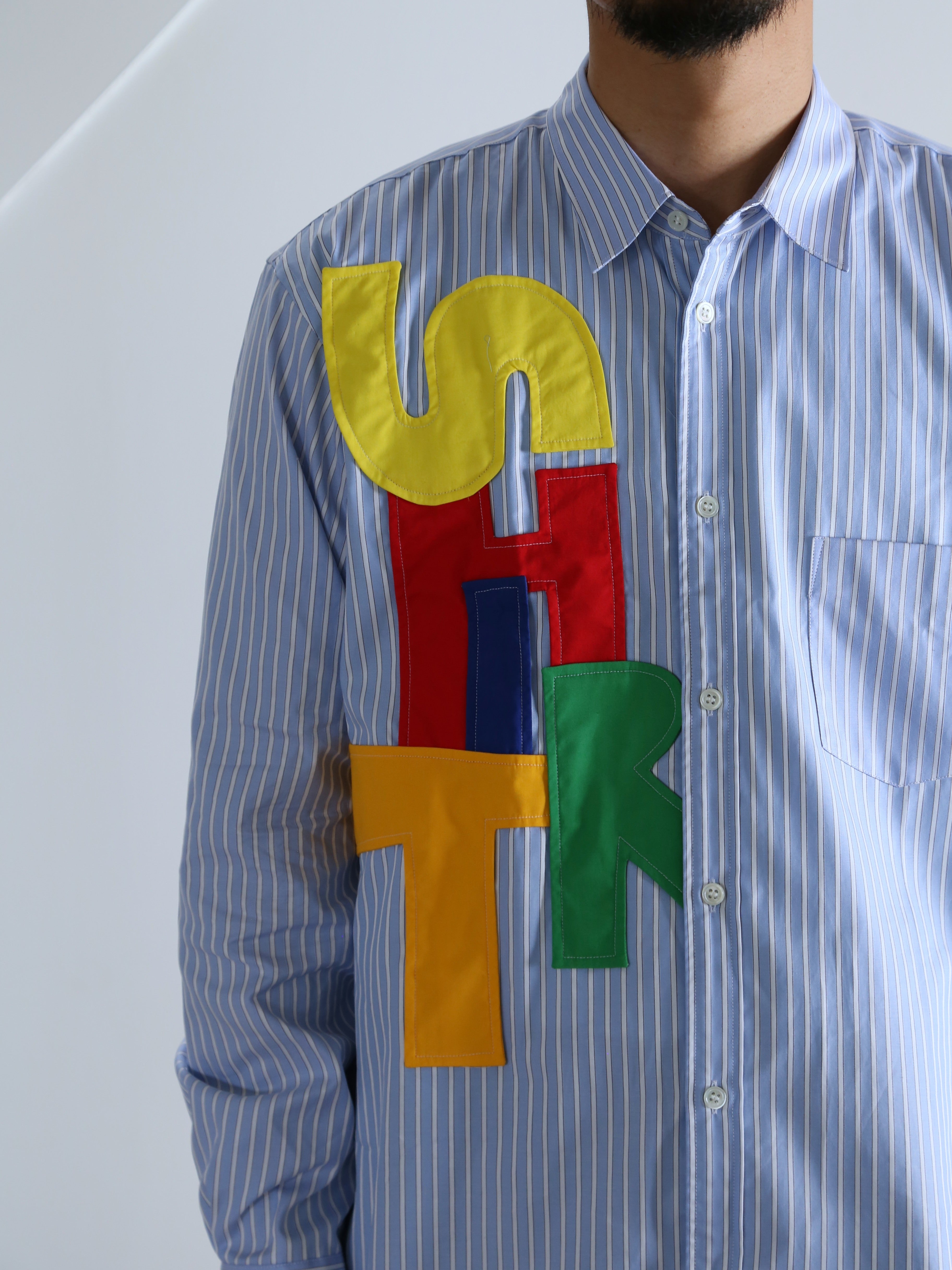 COMME des GARCONS SHIRT】'Shirt' Pinstripe Shirt – End on End.
