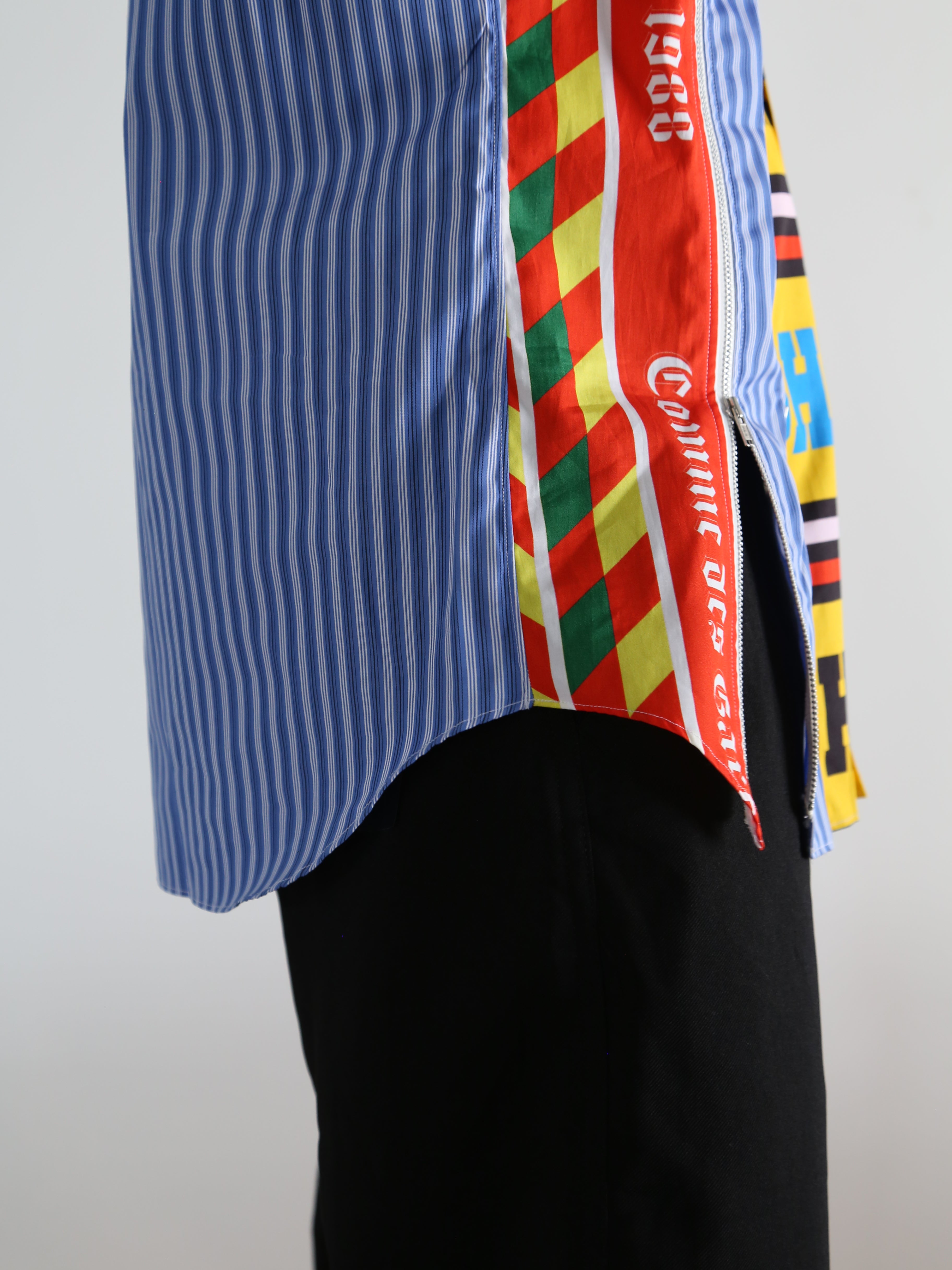 COMME des GARCONS SHIRT】Zip Football Scarf Shirt – End on End.