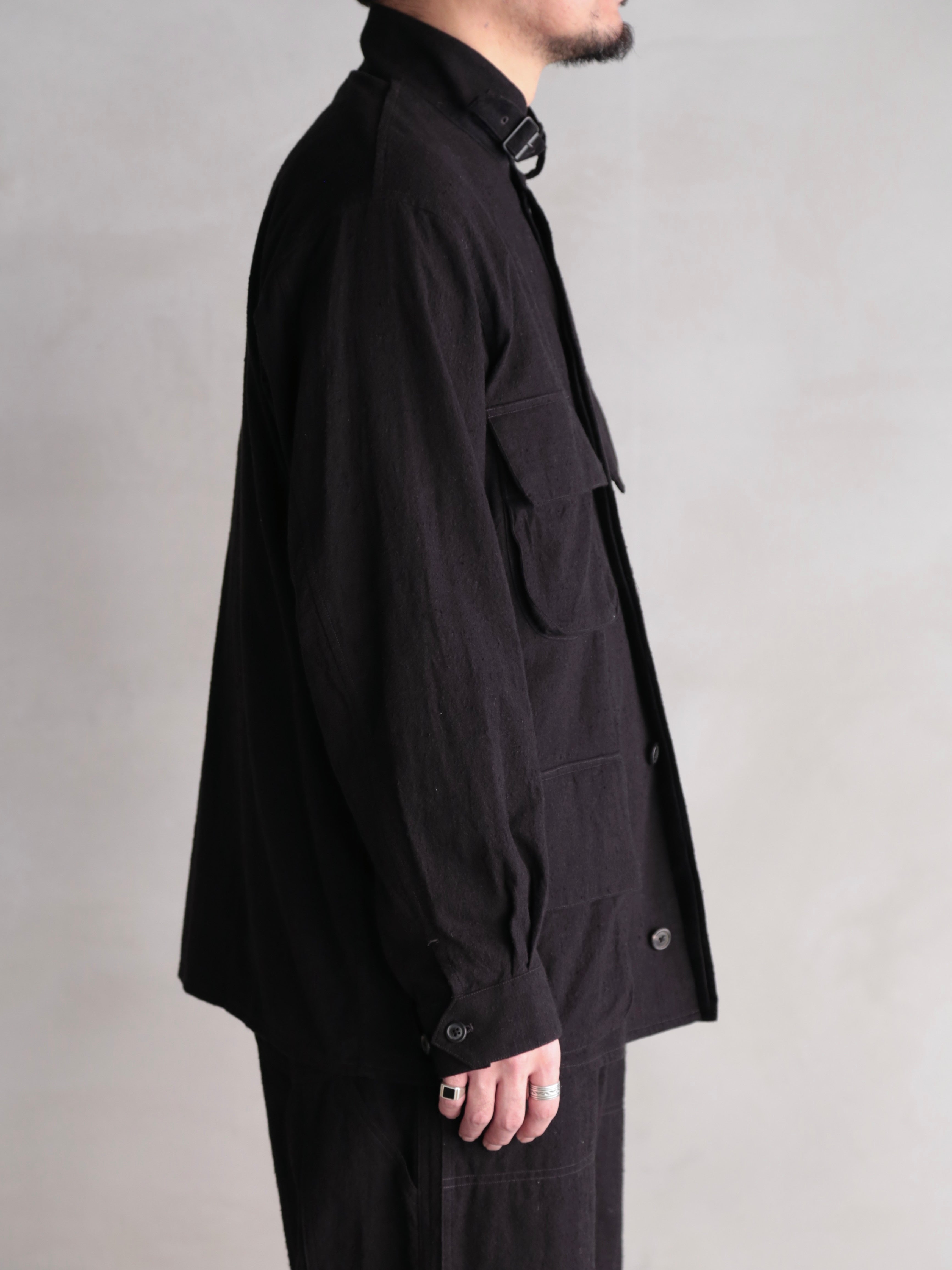 blurhms】Silk/Cotton Nep Rider's Jacket (Mens) – End on End.