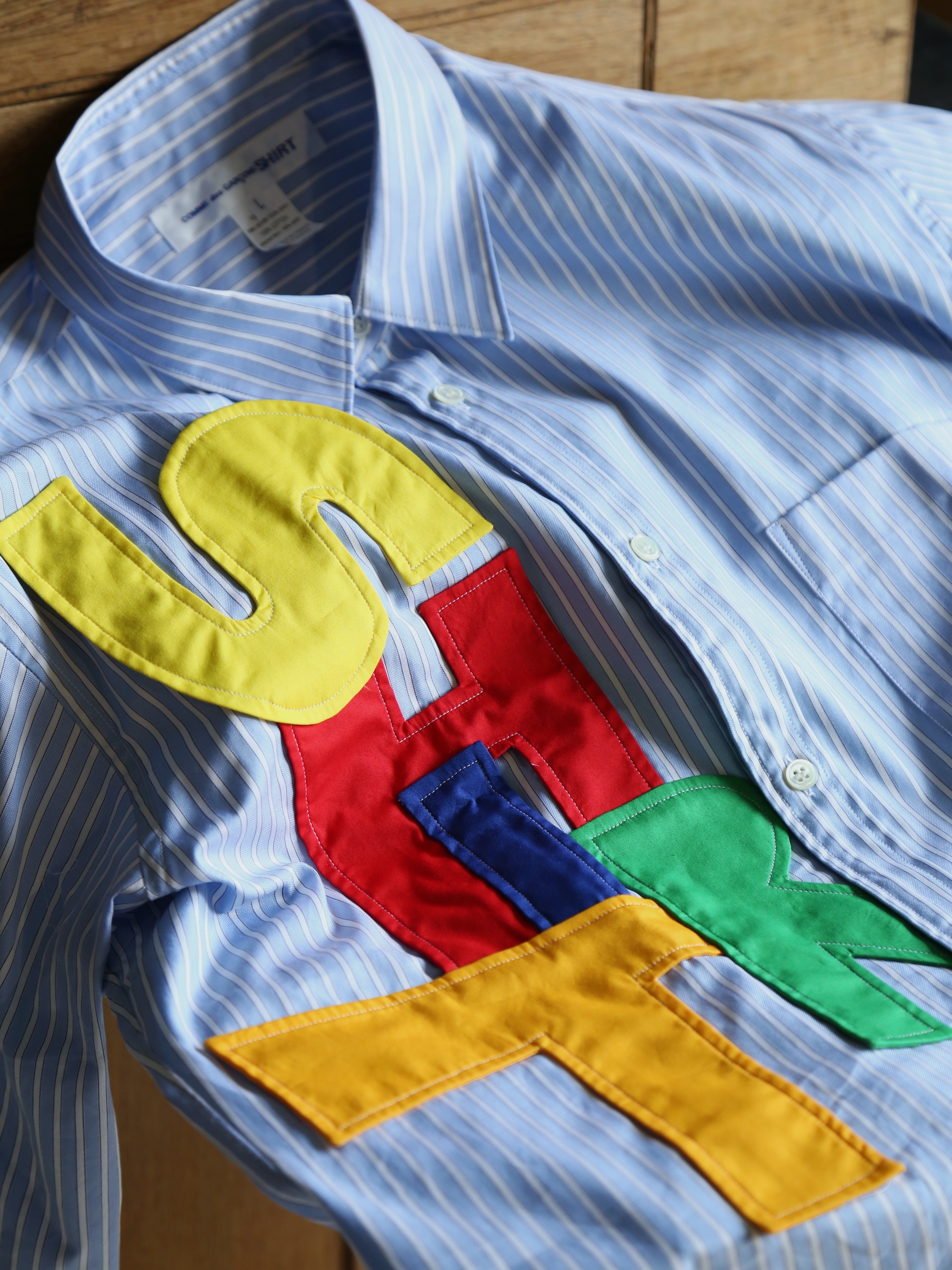 COMME des GARCONS SHIRT】'Shirt' Pinstripe Shirt – End on End.