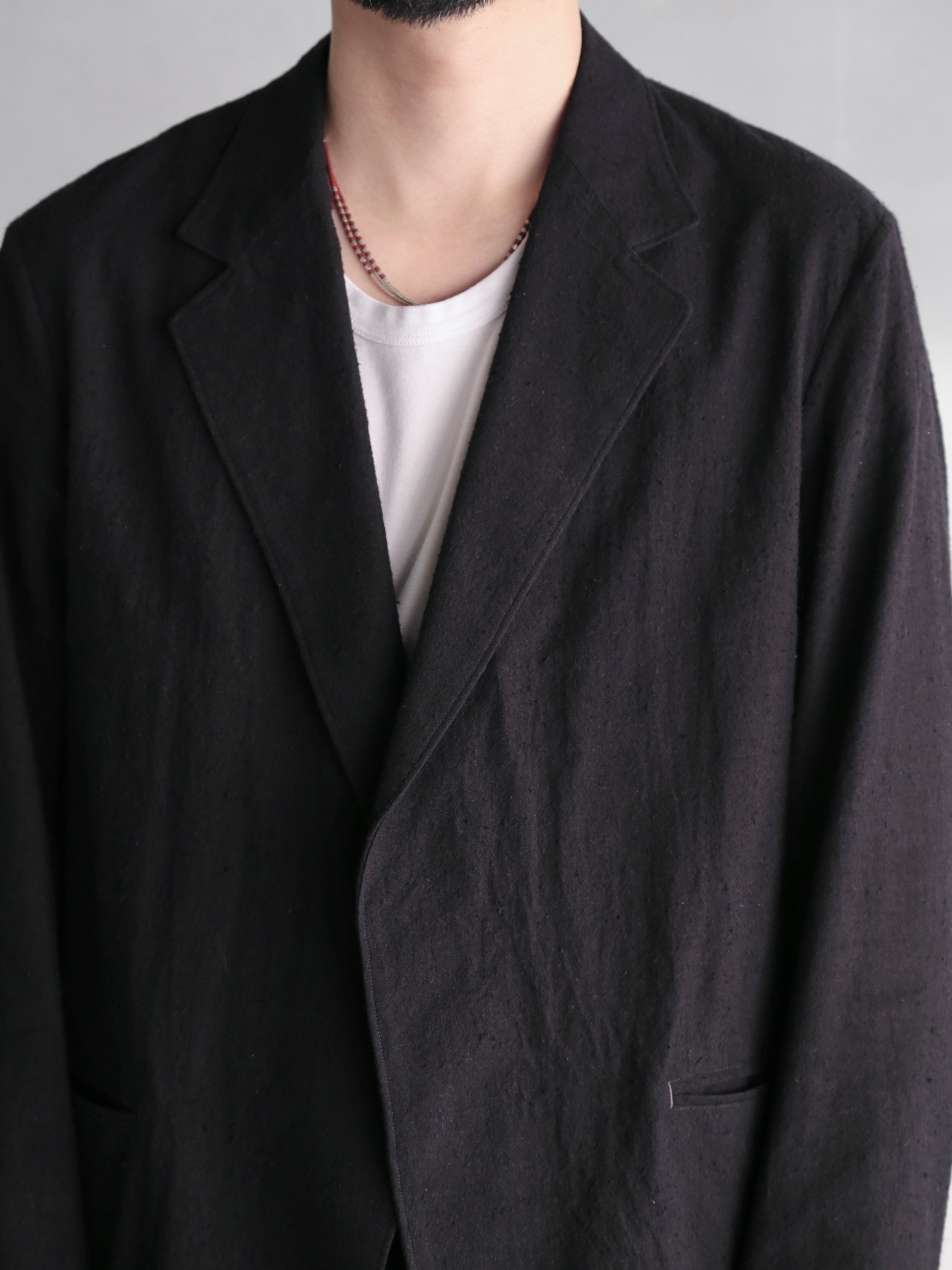 blurhms】Silk/Cotton Nep Cardigan Jacket (Mens) – End on End.