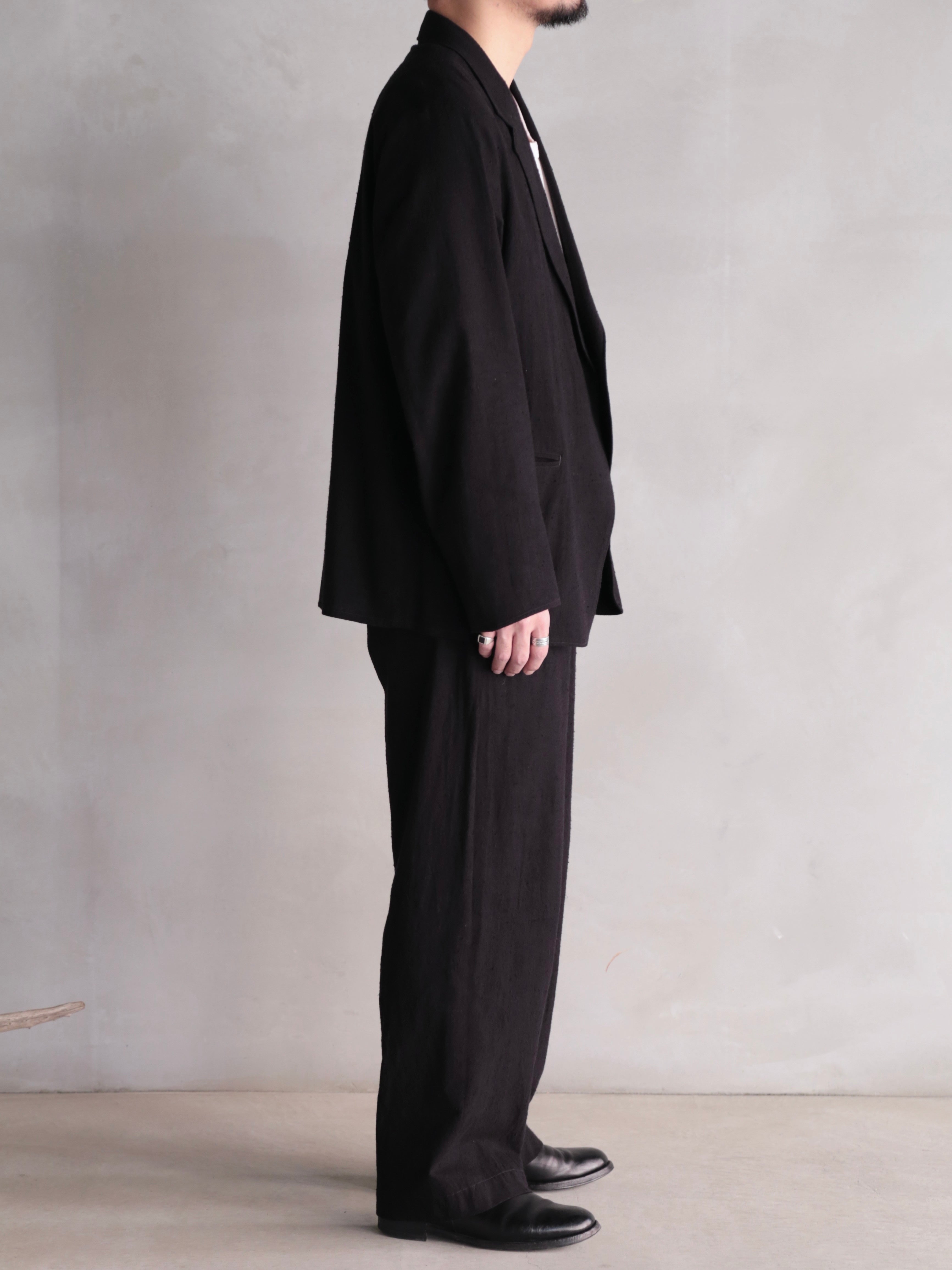 blurhms】Silk/Cotton Nep Cardigan Jacket (Mens) – End on End.