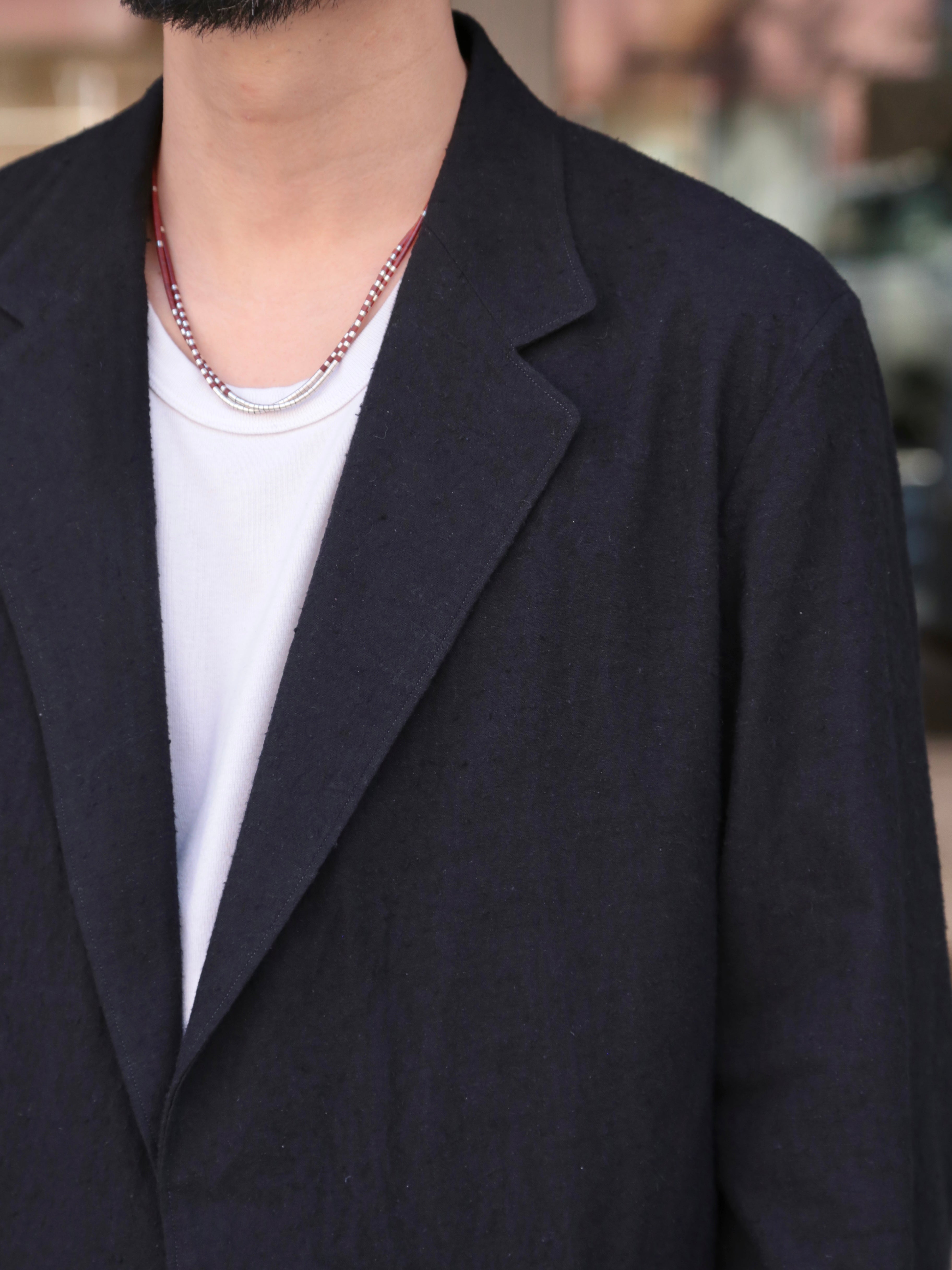 blurhms】Silk/Cotton Nep Cardigan Jacket (Mens) – End on End.