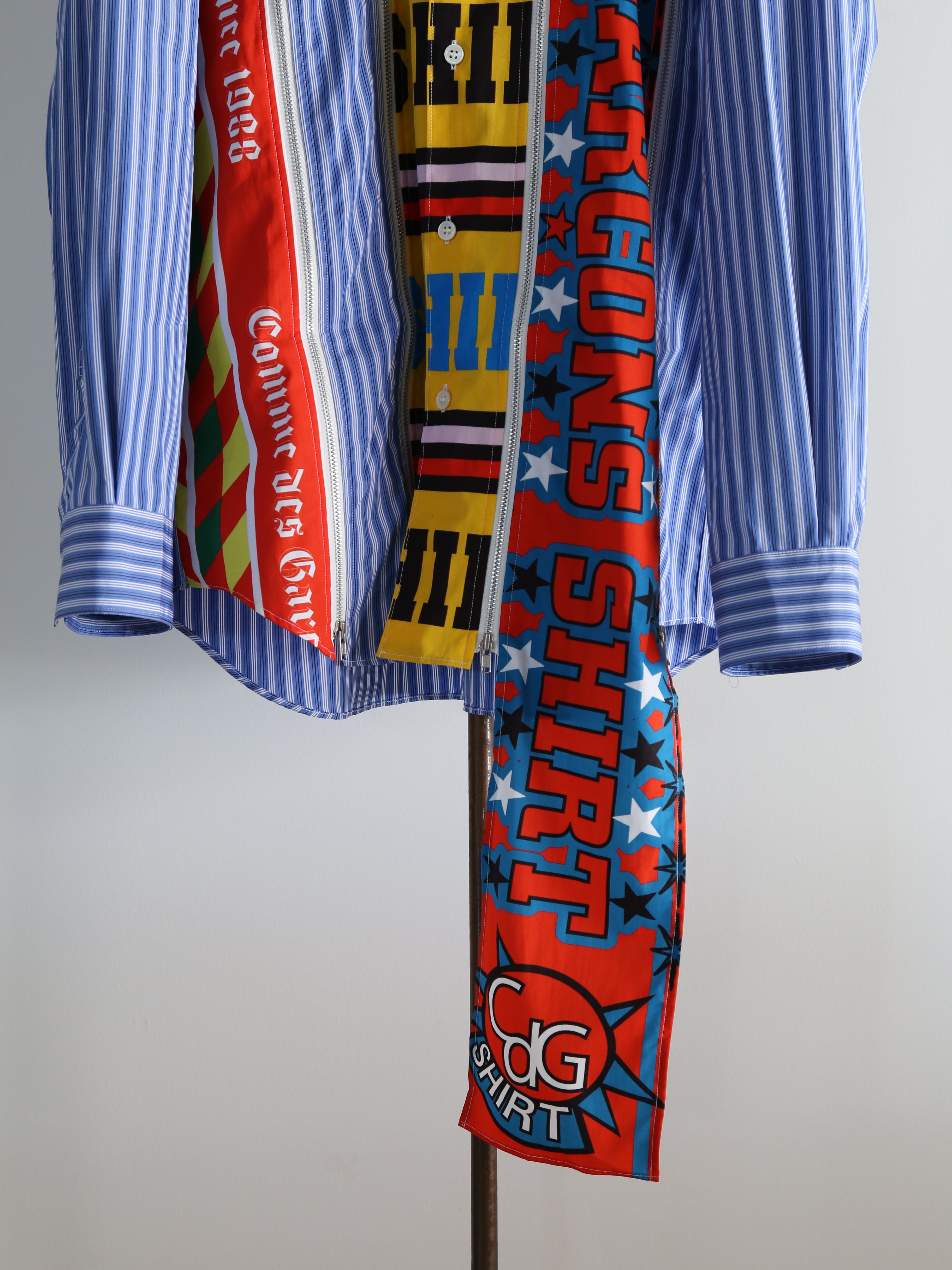 COMME des GARCONS SHIRT】Zip Football Scarf Shirt – End on End.