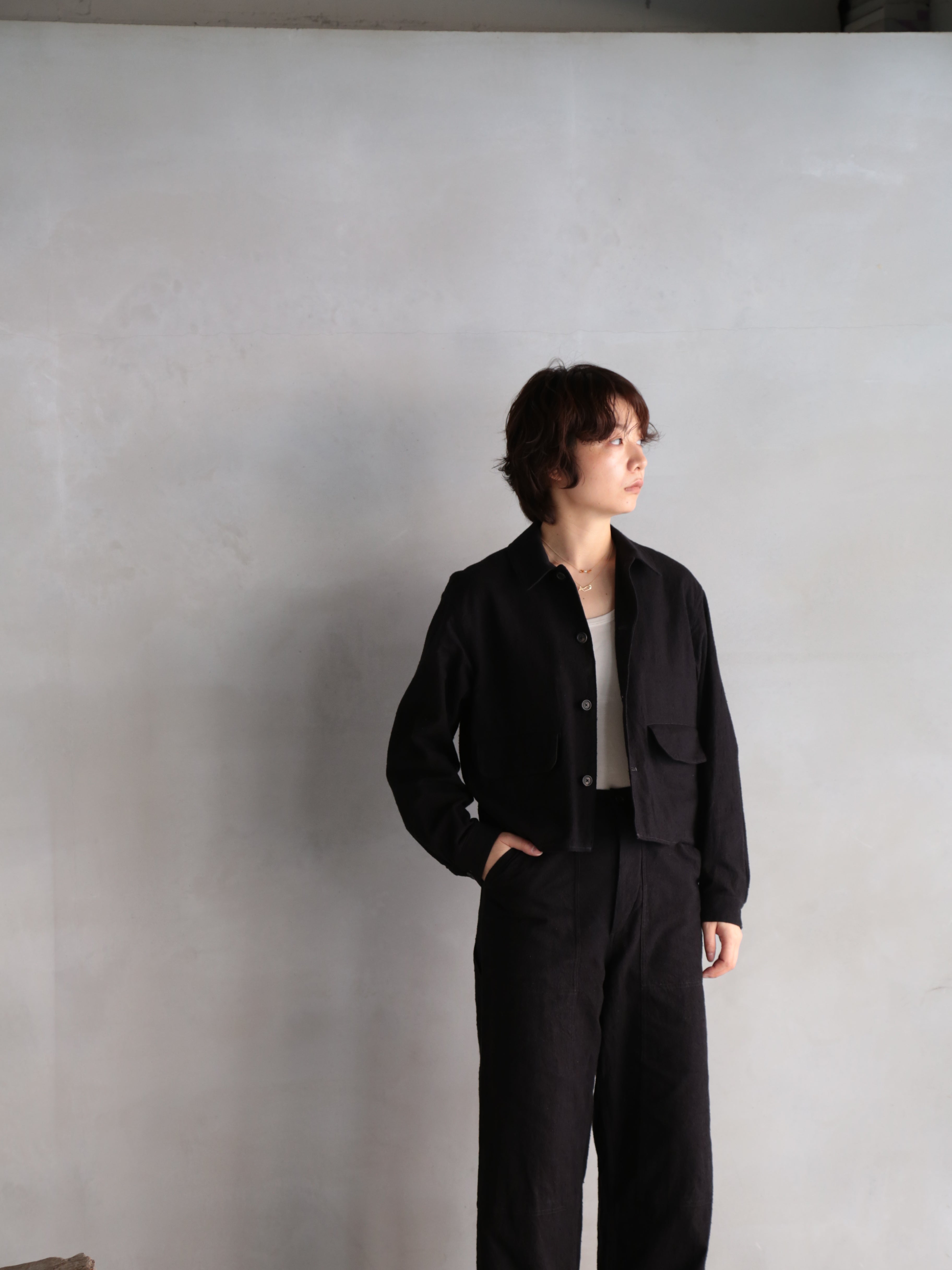 blurhms】Silk/Cotton Nep Short Jacket (Womens) – End on End.