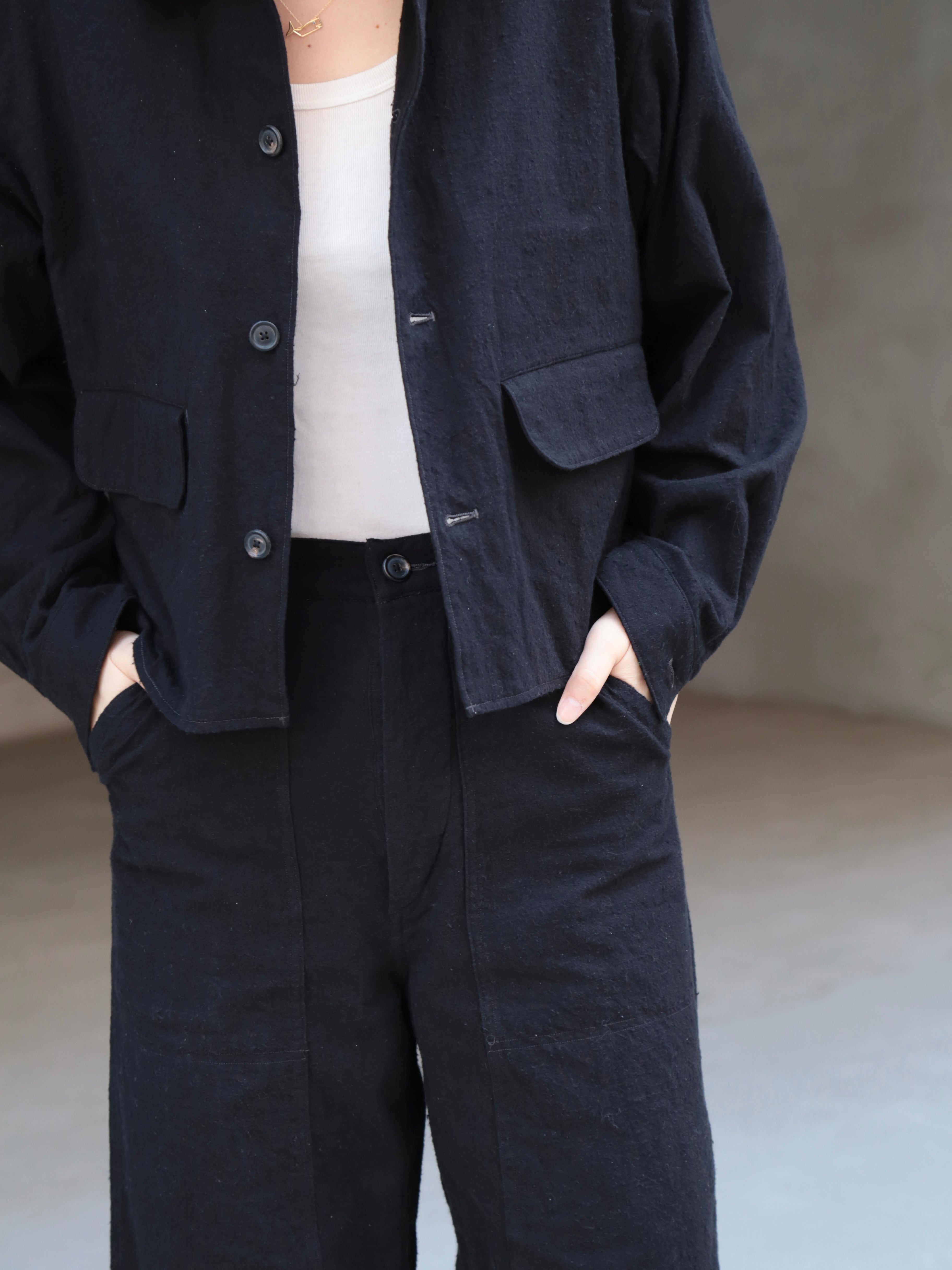 blurhms】Silk/Cotton Nep Short Jacket (Womens) – End on End.