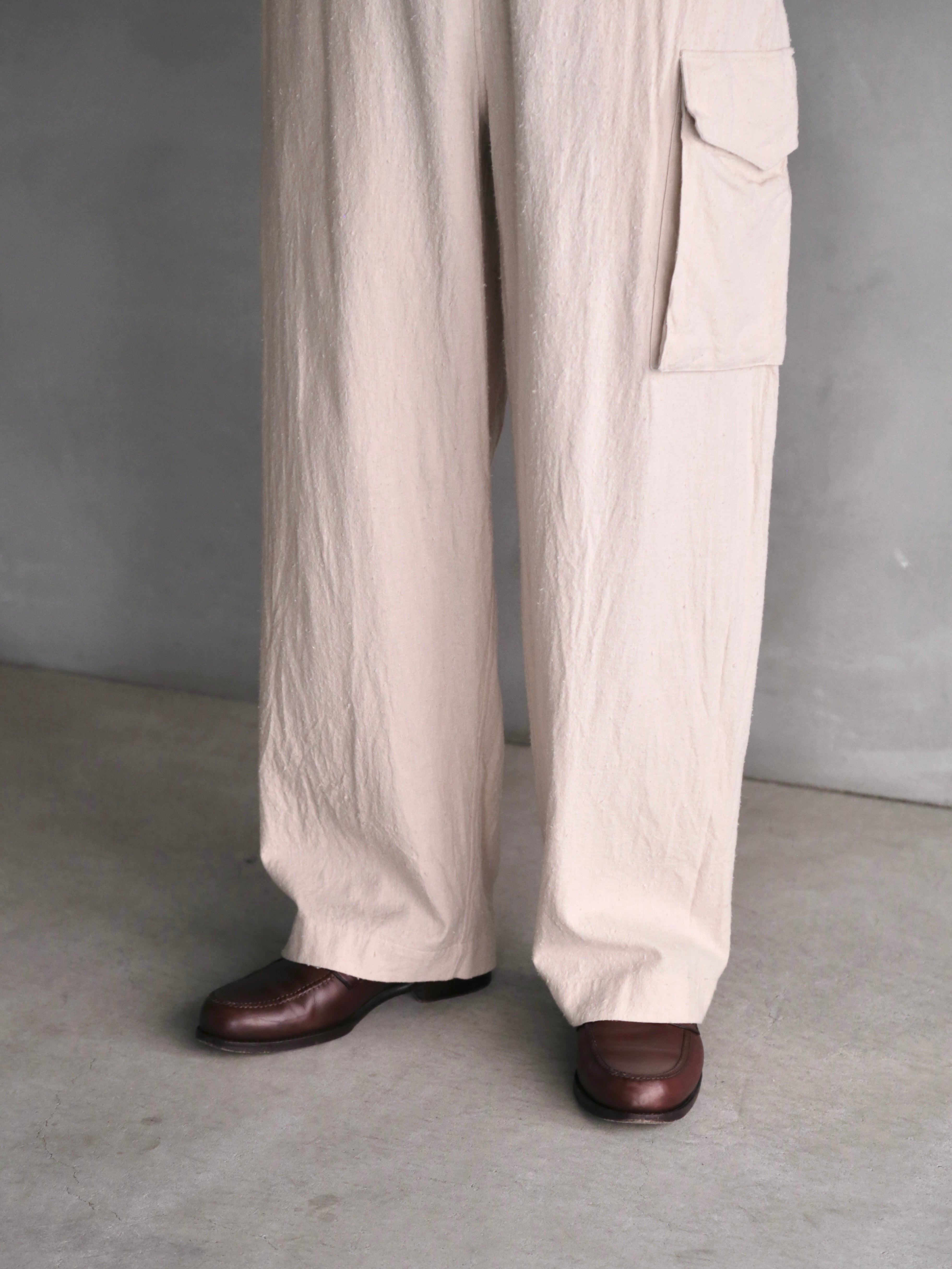 blurhms】Silk/Cotton Nep Side Seamless 4P Pants (Mens) – End on End
