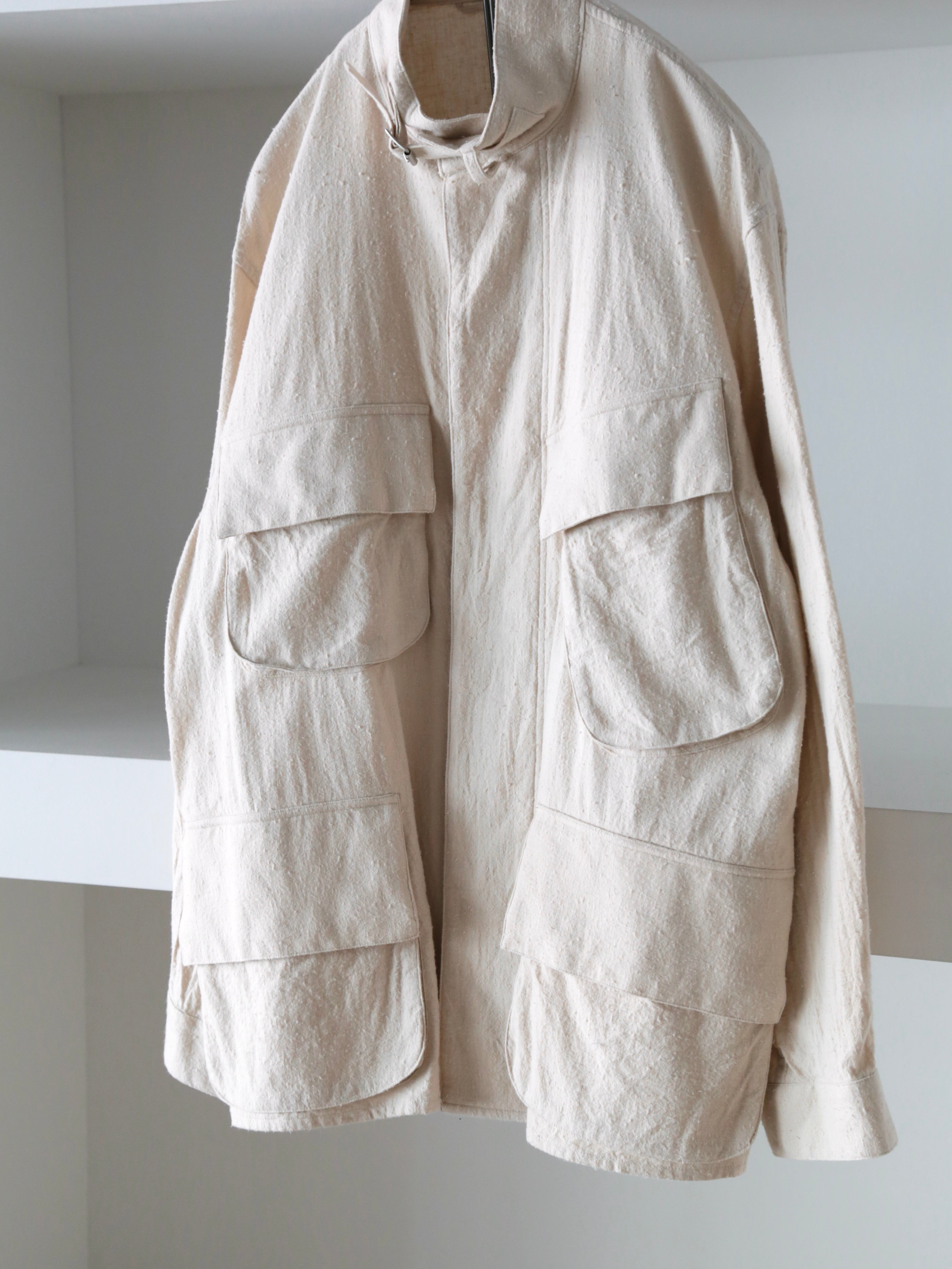 blurhms】Silk/Cotton Nep Rider's Jacket (Mens) – End on End.