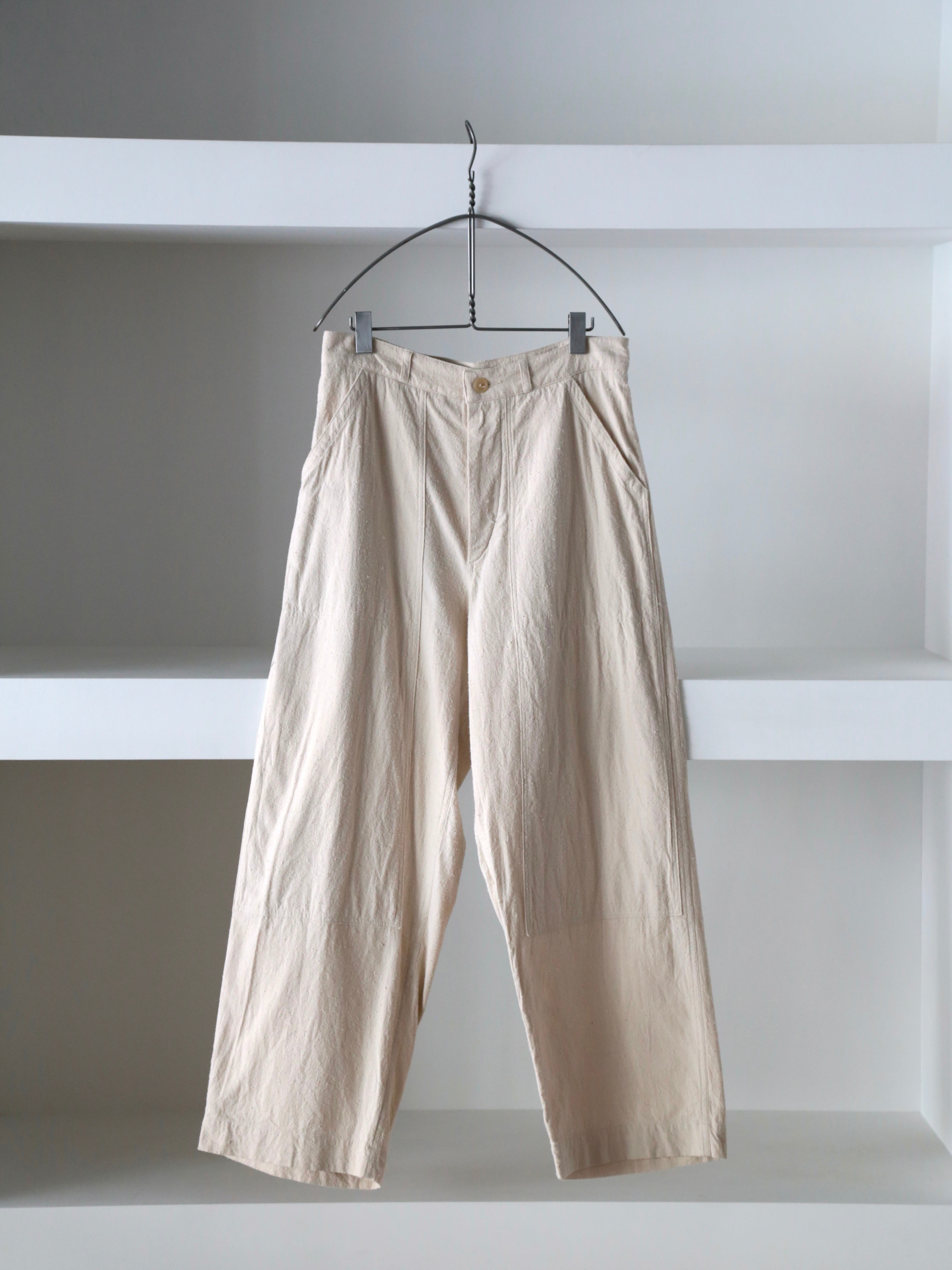 blurhms】Silk/Cotton Nep Painter Pants (Mens) – End on End