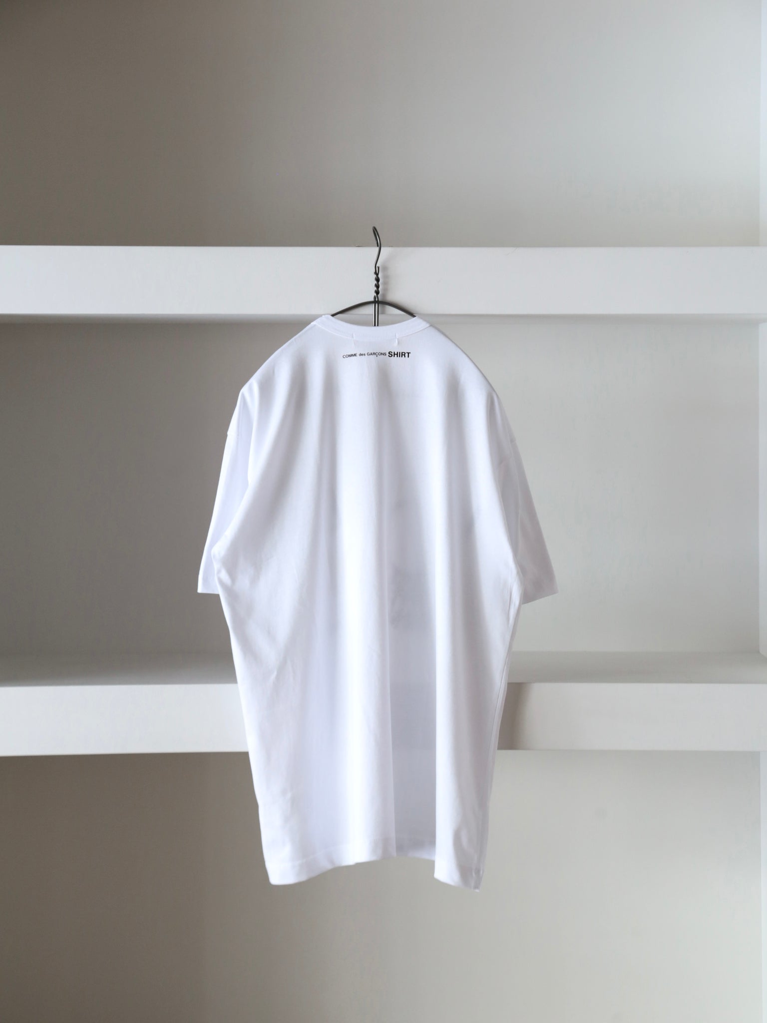 COMME des GARCONS SHIRT】printed cotton jersey OVERSIZED World