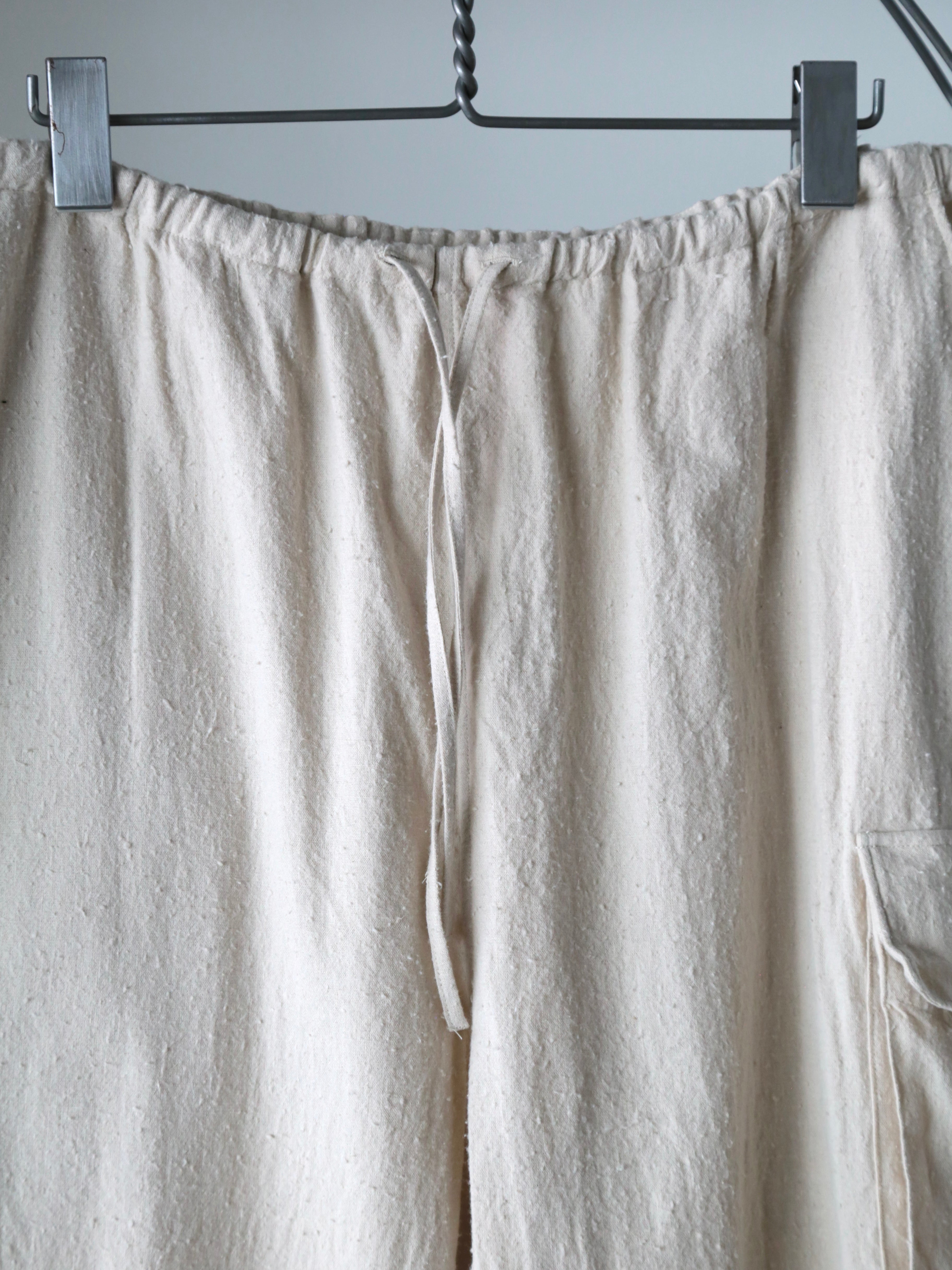 blurhms】Silk/Cotton Nep Side Seamless 4P Pants (Mens) – End on End