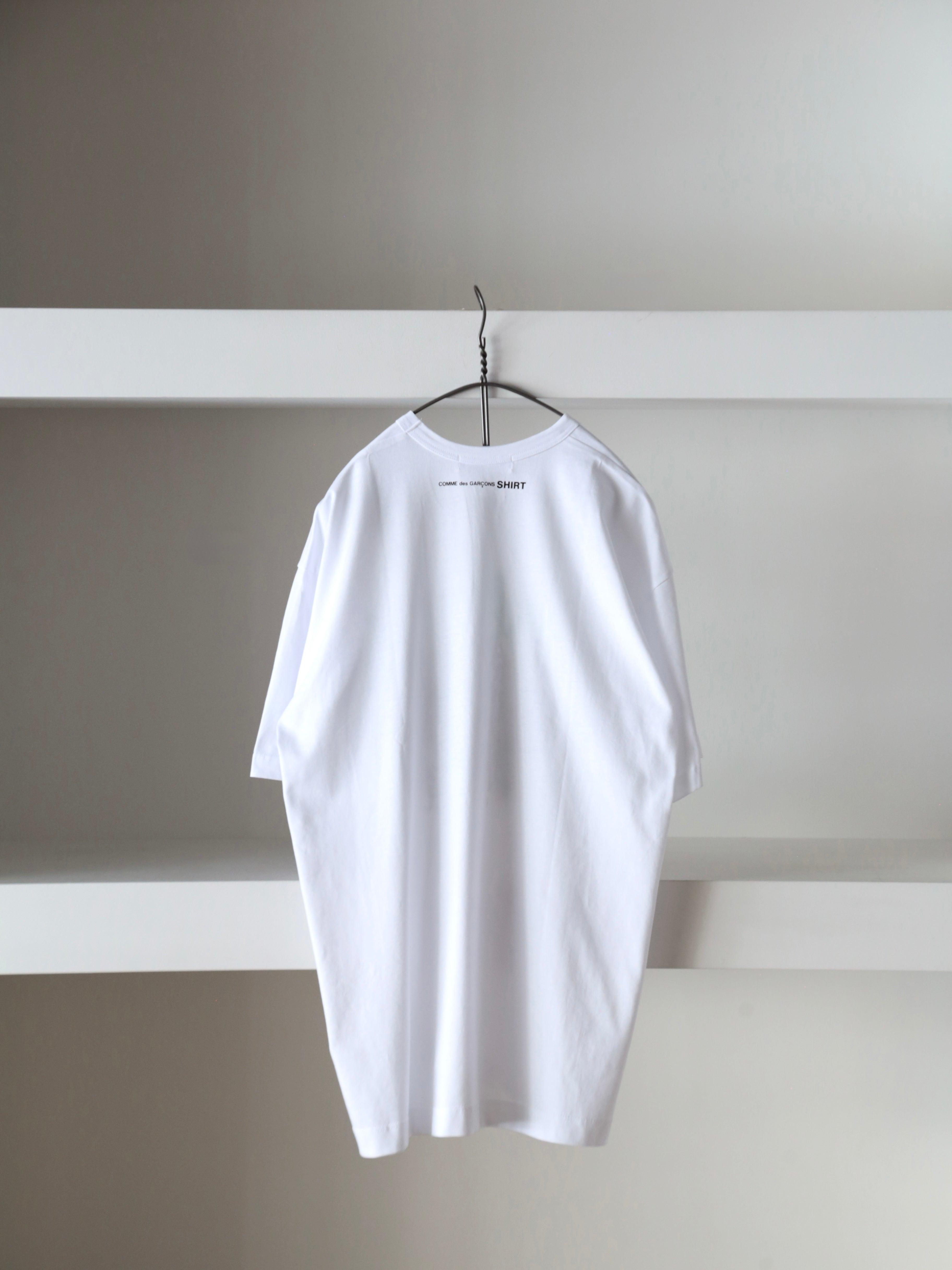 COMME des GARCONS SHIRT】printed cotton jersey OVERSIZED Humanity