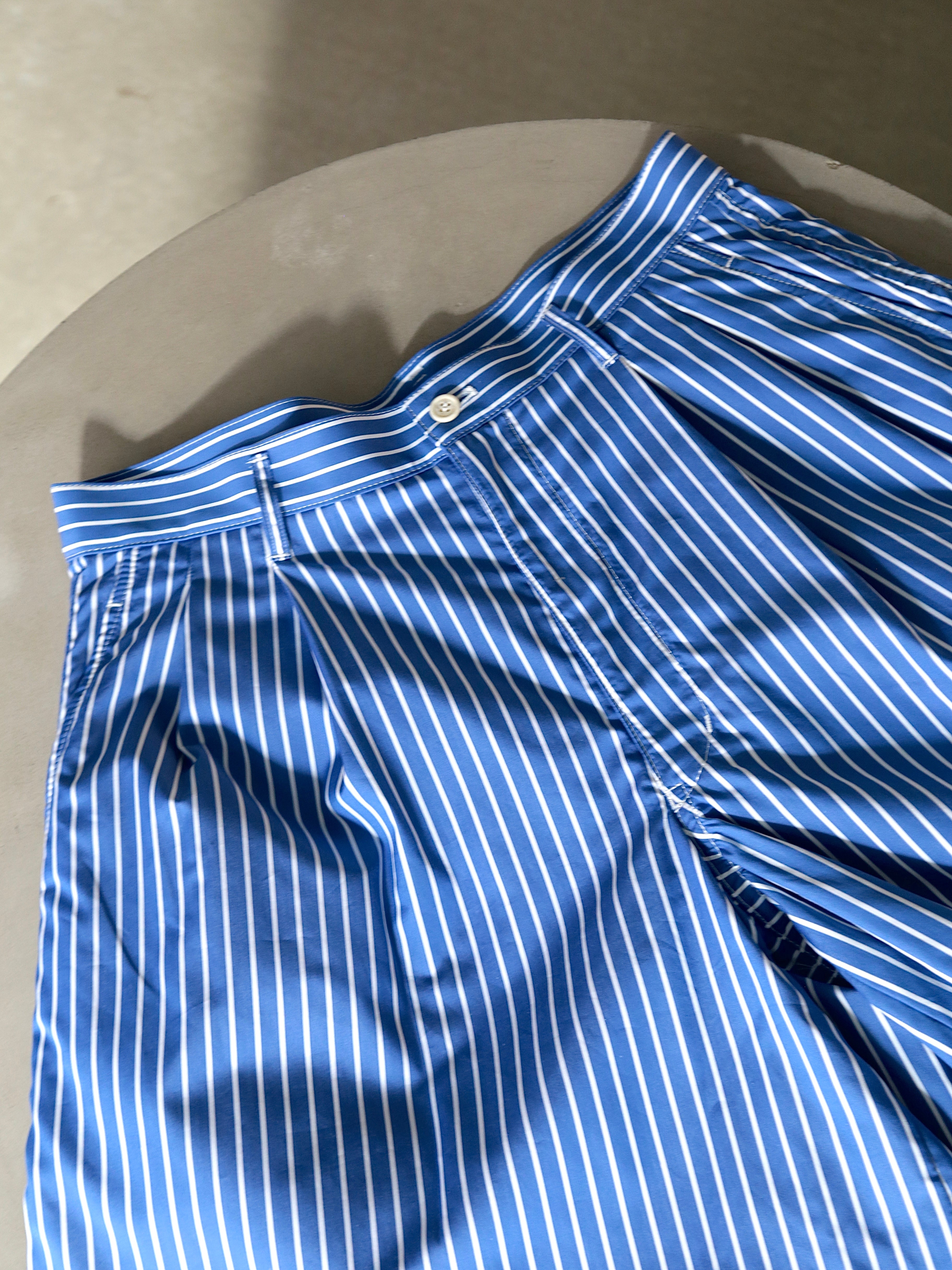 COMME des GARCONS SHIRT】stripe cotton poplin Shorts – End on End.