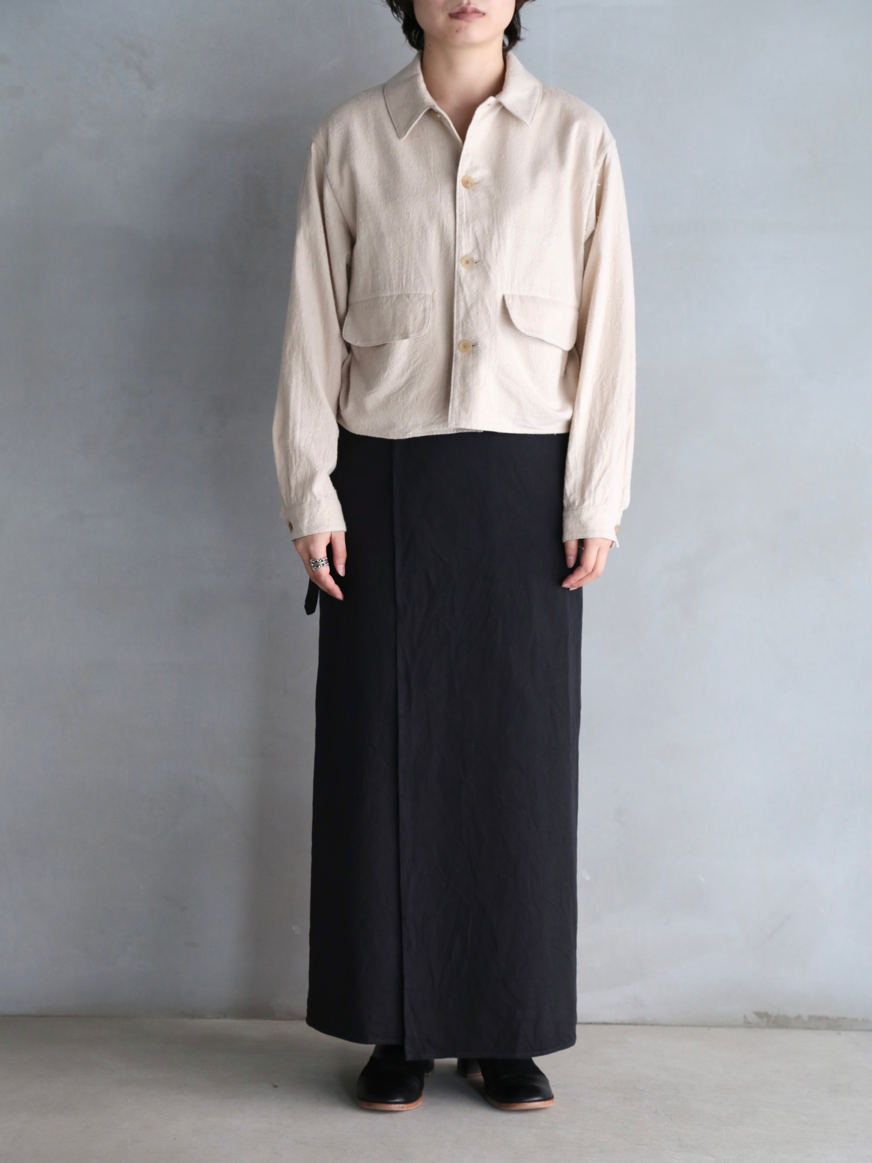 blurhms】Silk/Cotton Nep Short Jacket (Womens) – End on End.